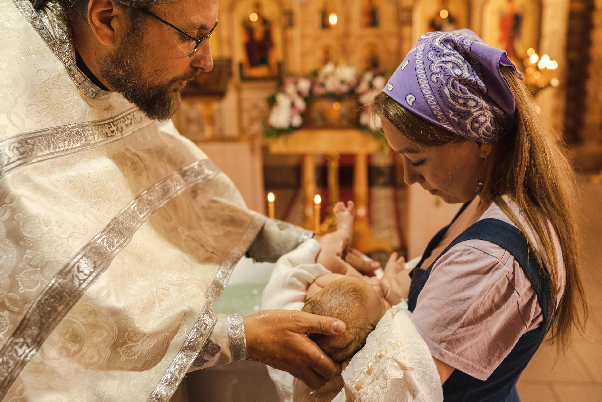 Фотосъемка крещения в Каменске-Шахтинском и Ростове. Фотограф в Каменске-Шахтинском Ольга Сагал