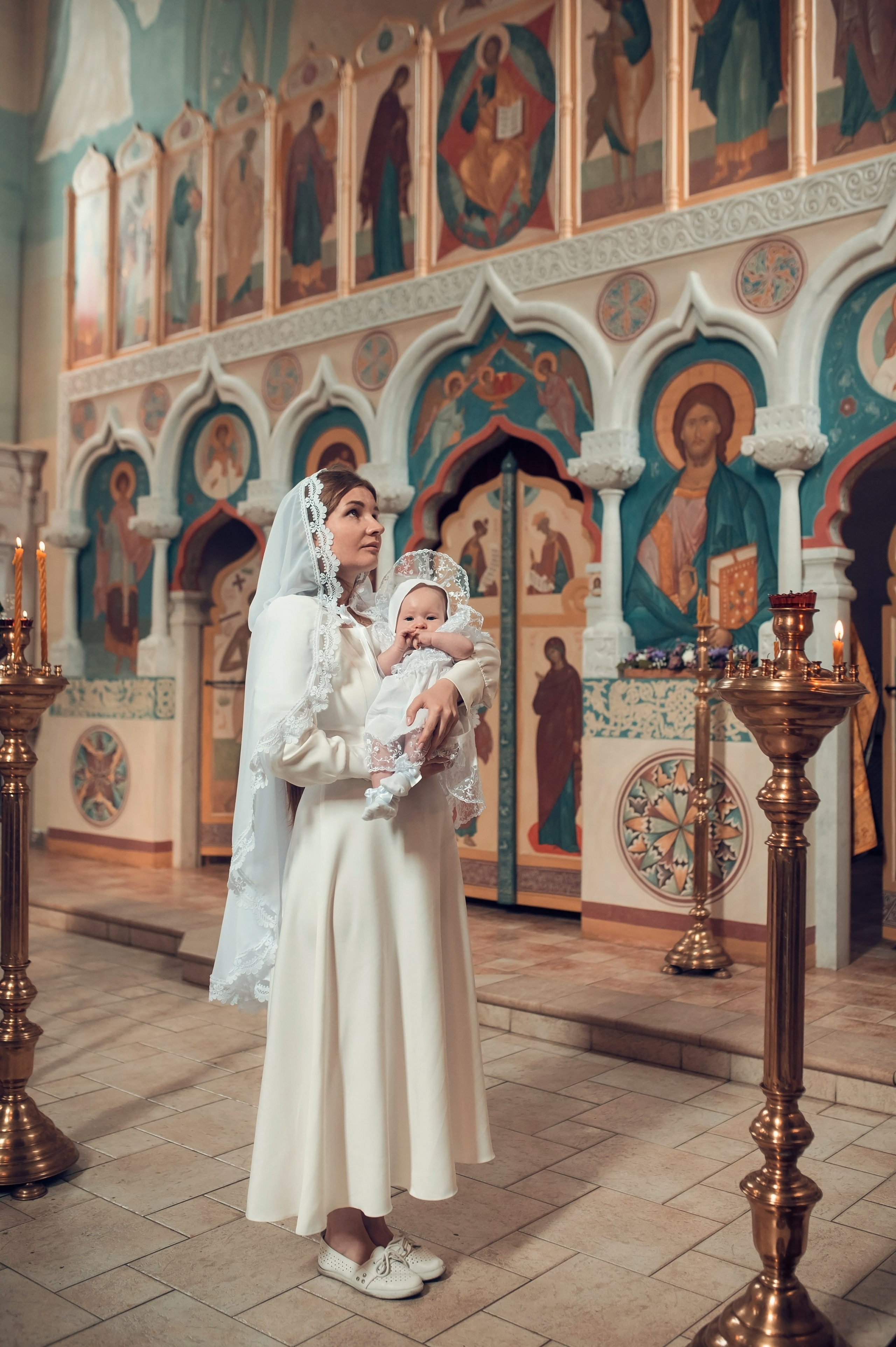Таинство Крещения Церковь иконы Божией матери Всецарица. Семейный фотограф Олеся Батурина Рязань