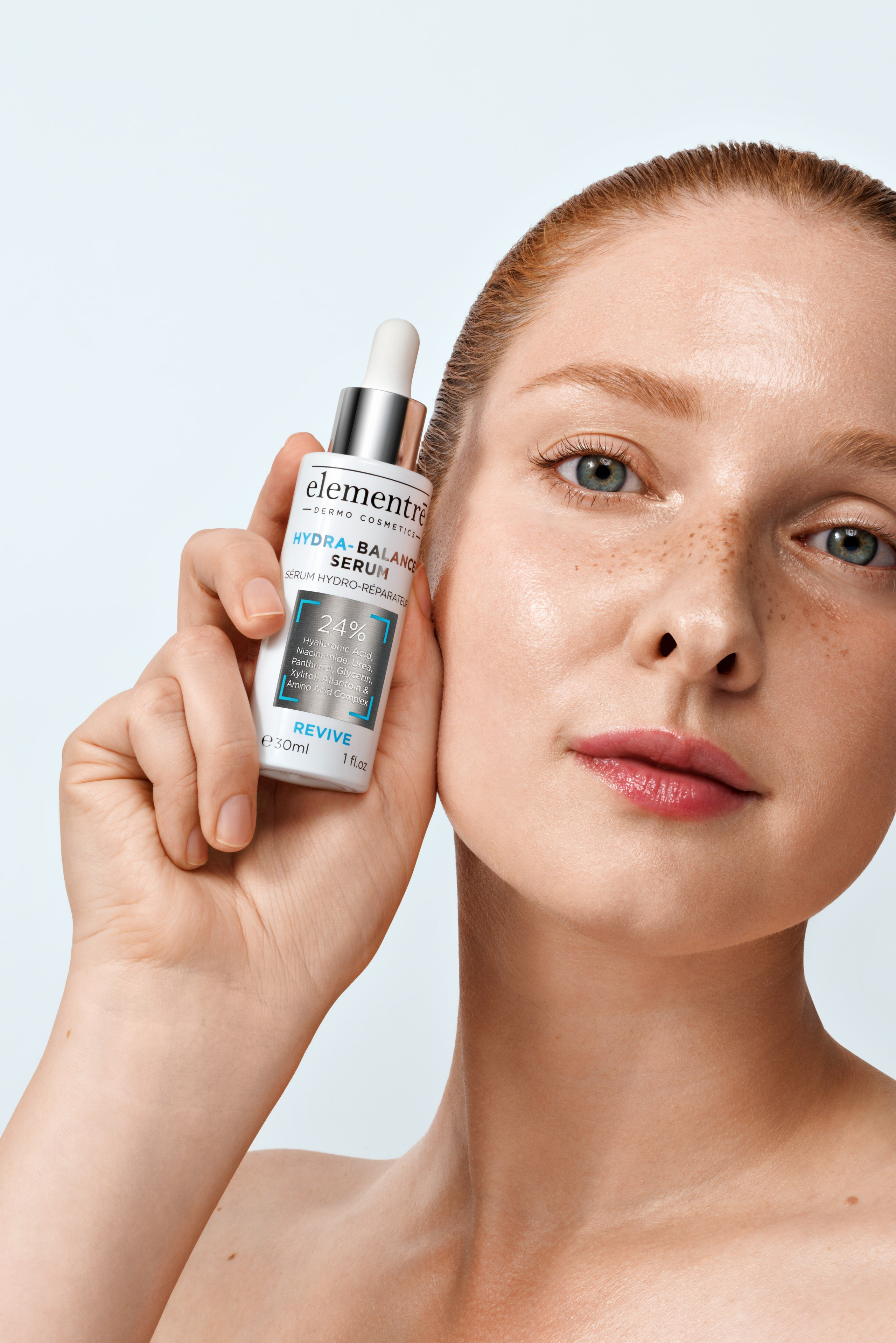 ELEMENTRE serum. Retouching, photo editing, portfolio retoucher