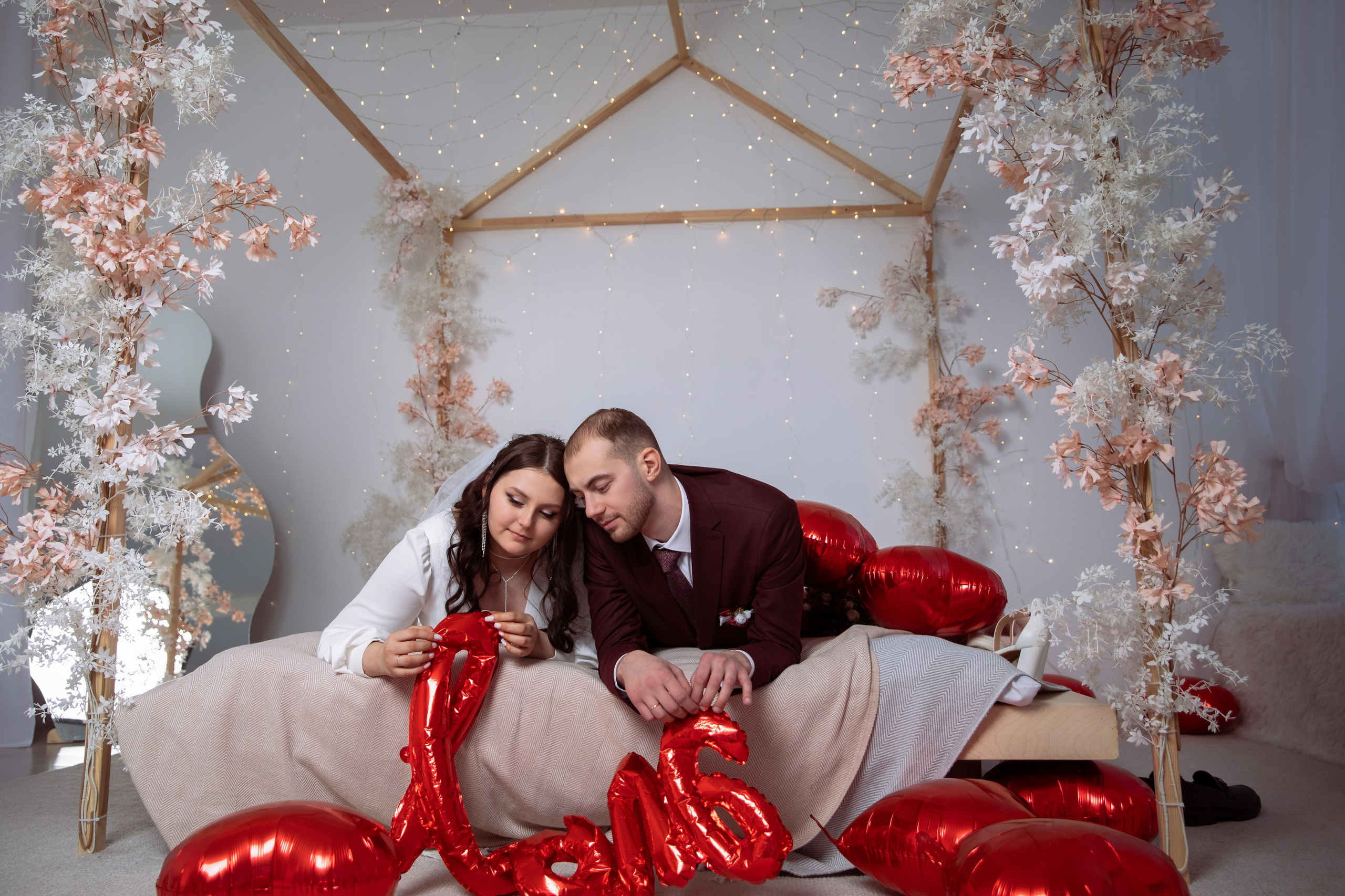Свадебная фотосессия в фотостудии Сургута