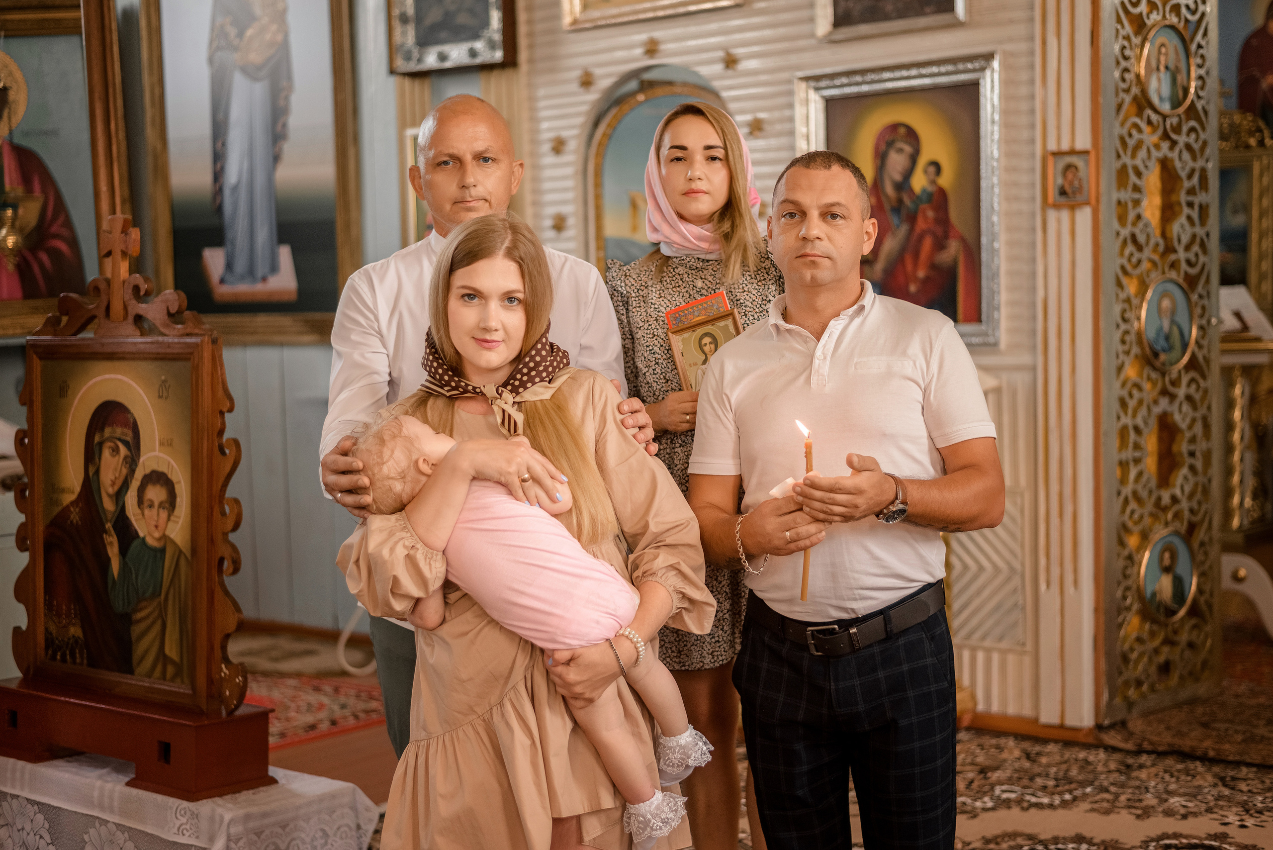 Таинство крещения Веры. Фотограф в Гродно Ольга Лукуть