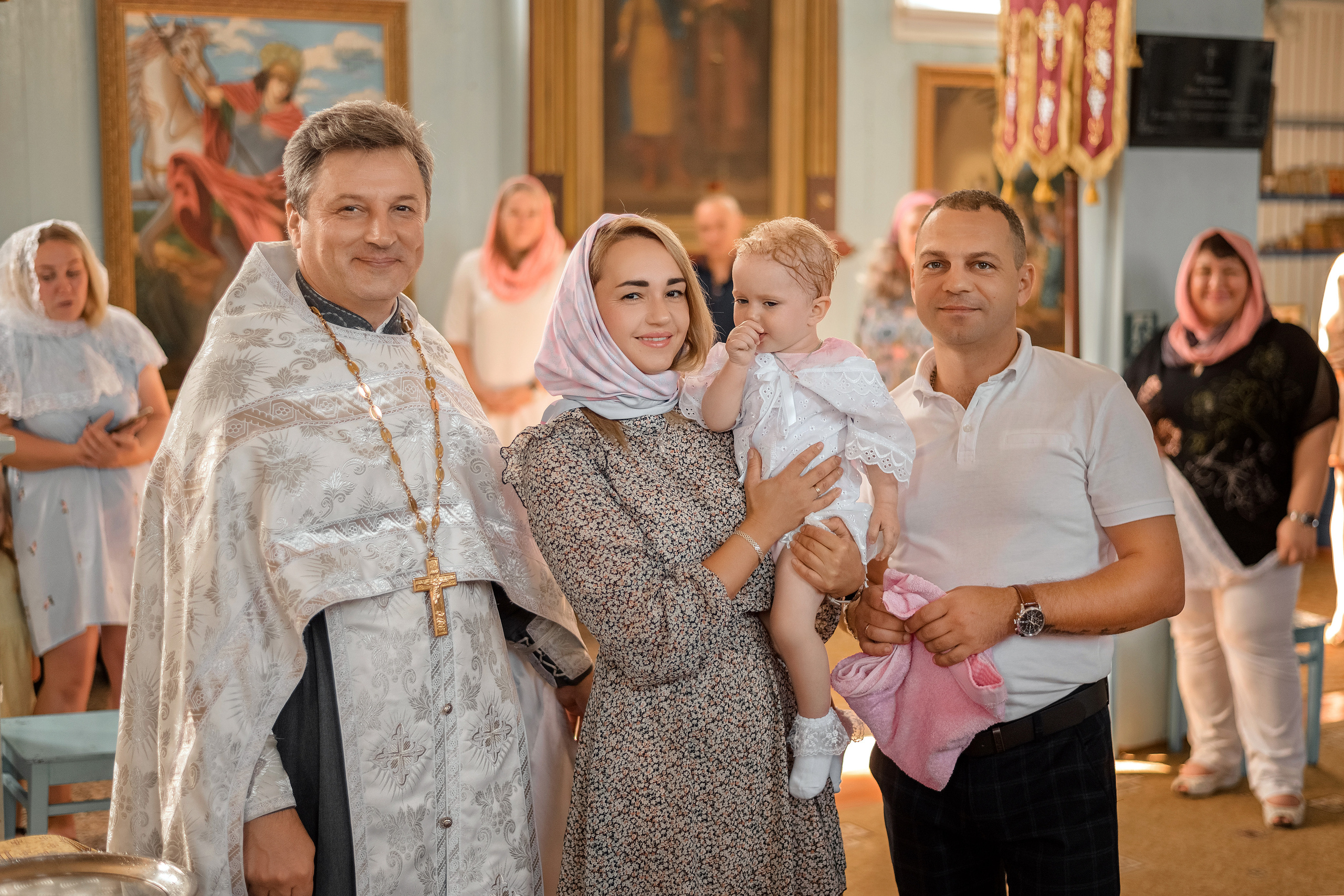 Таинство крещения Веры. Фотограф в Гродно Ольга Лукуть