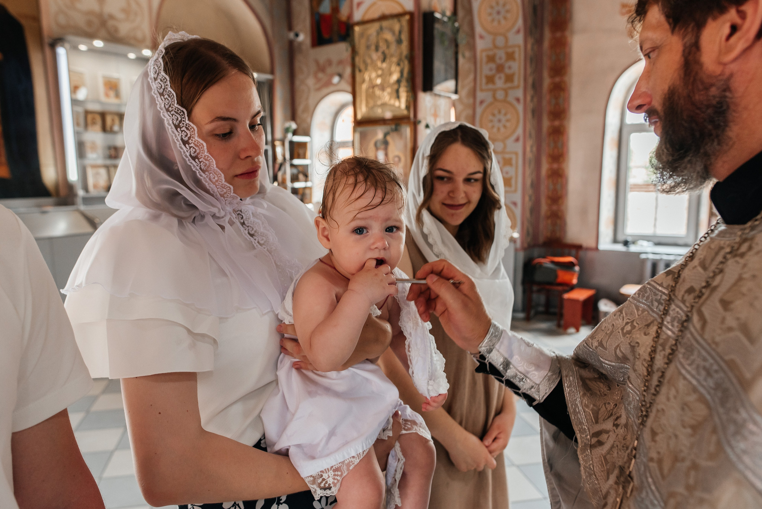 Крещение Ангелины. Детский и семейный фотограф выпускной альбом Приморско-Ахтарск
