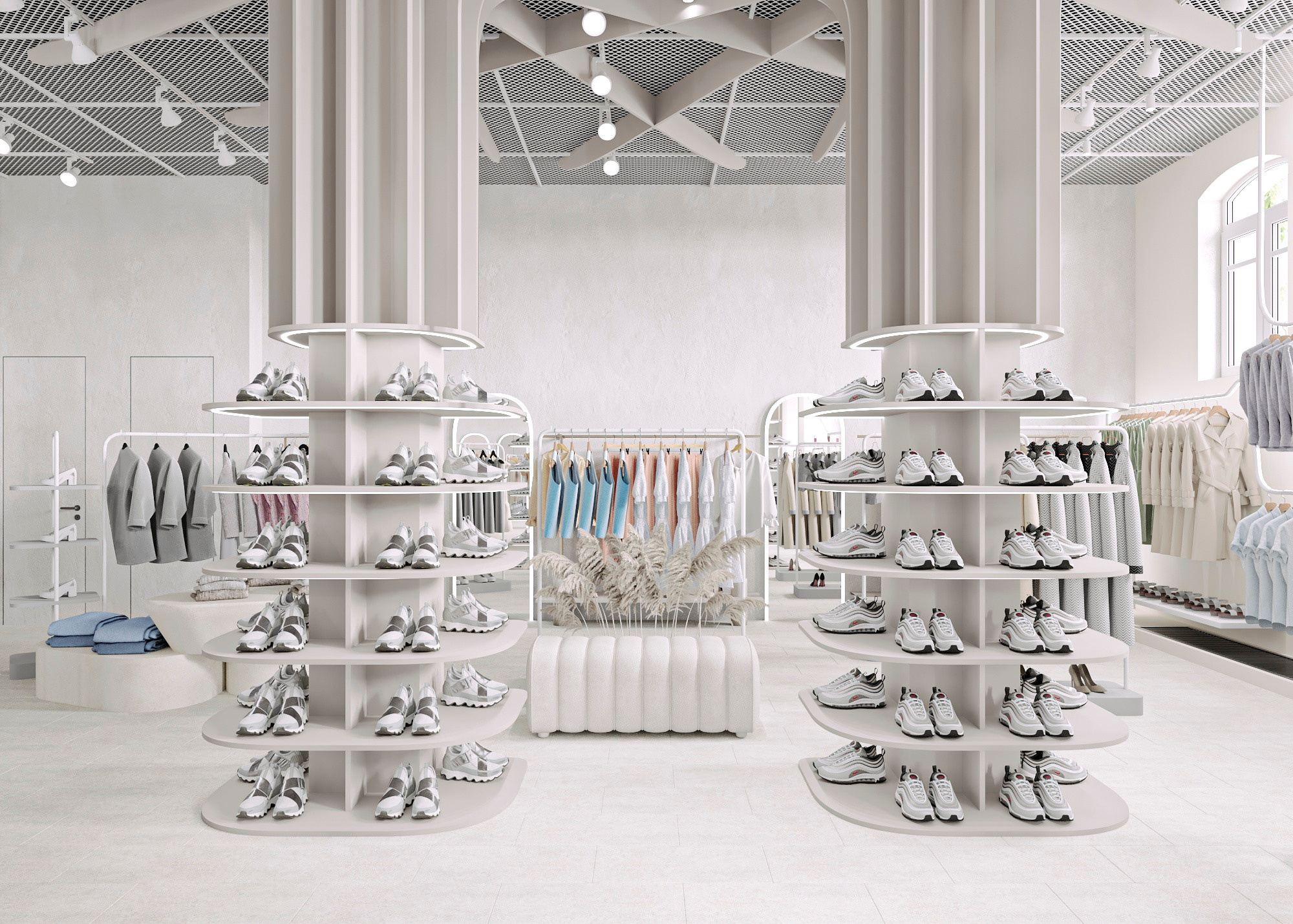 МАГАЗИН ОДЕЖДЫ INDRESS (МОСКВА) 185 КВ.М. Irina Balykina — Interior 3D Visualisation