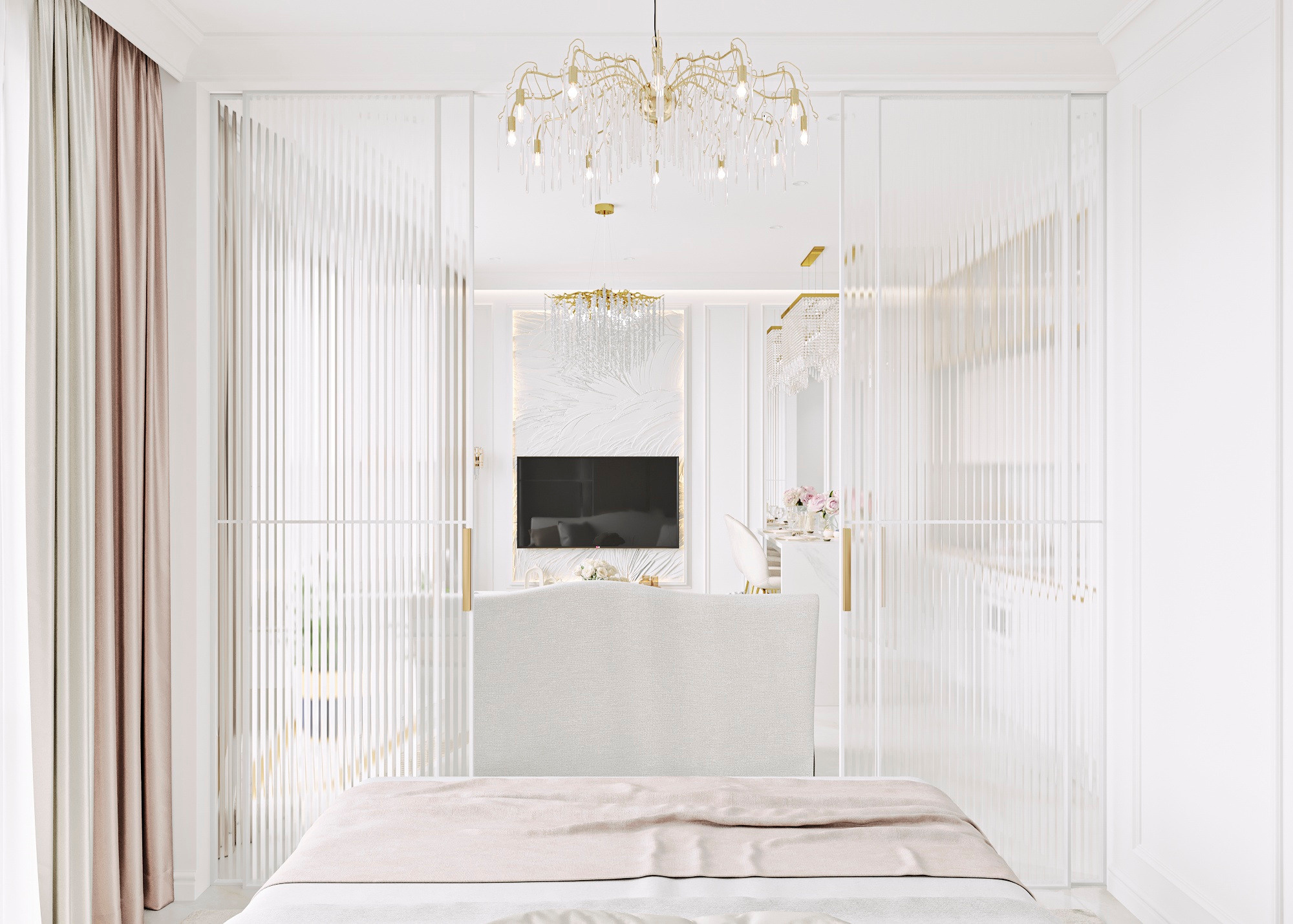 ЖК ФИЛИСИТИ (МОСКВА) 42 КВ.М. Irina Balykina — Interior 3D Visualisation