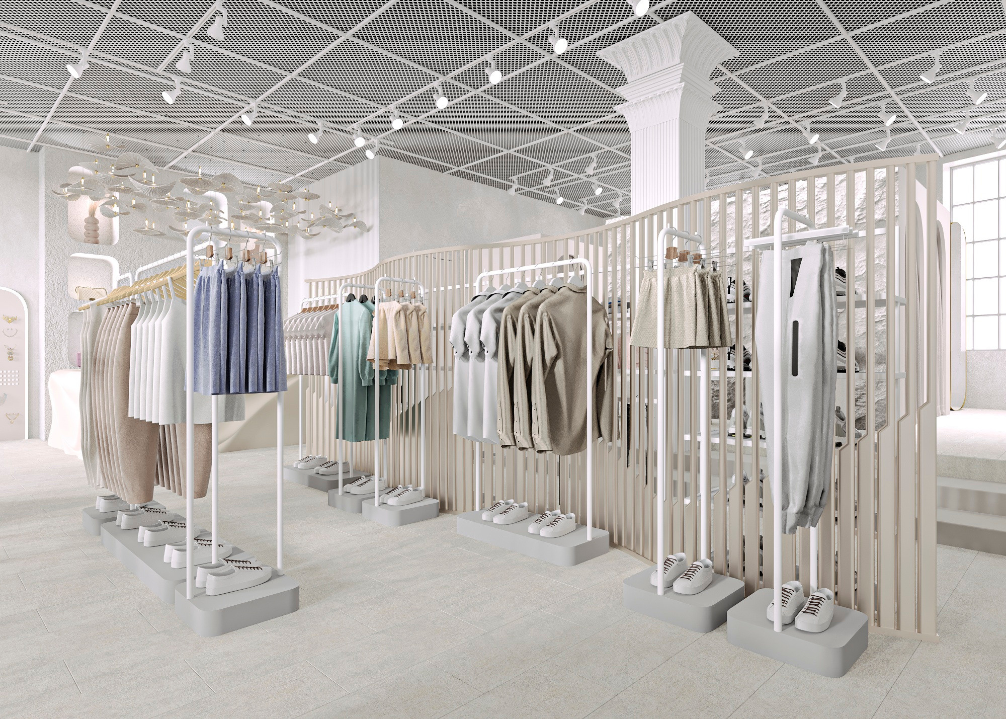 МАГАЗИН ОДЕЖДЫ INDRESS (МОСКВА) 185 КВ.М. Irina Balykina — Interior 3D Visualisation