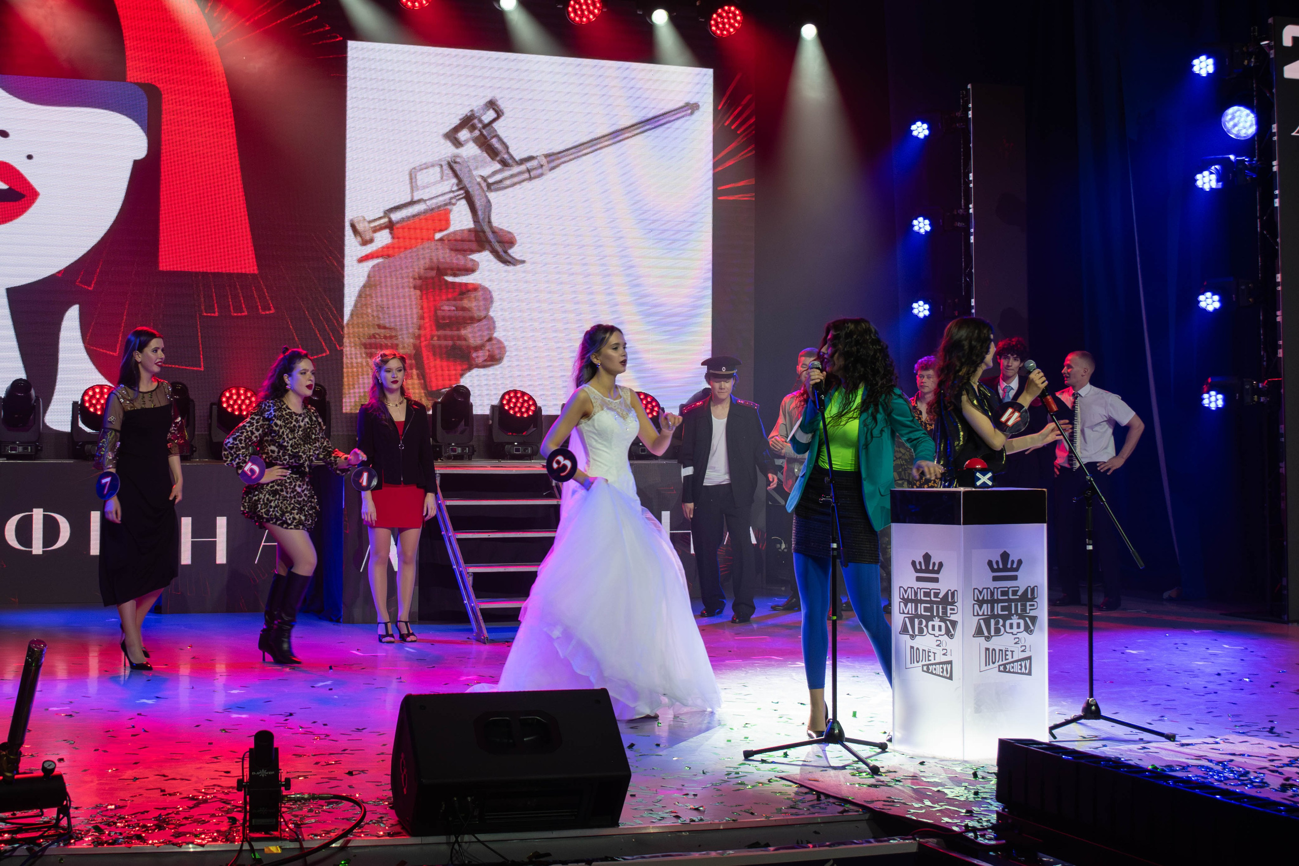 Мисс и Мистер ДВФУ 2024. Репортажный фотограф во Владивостоке Анастасия Кострова