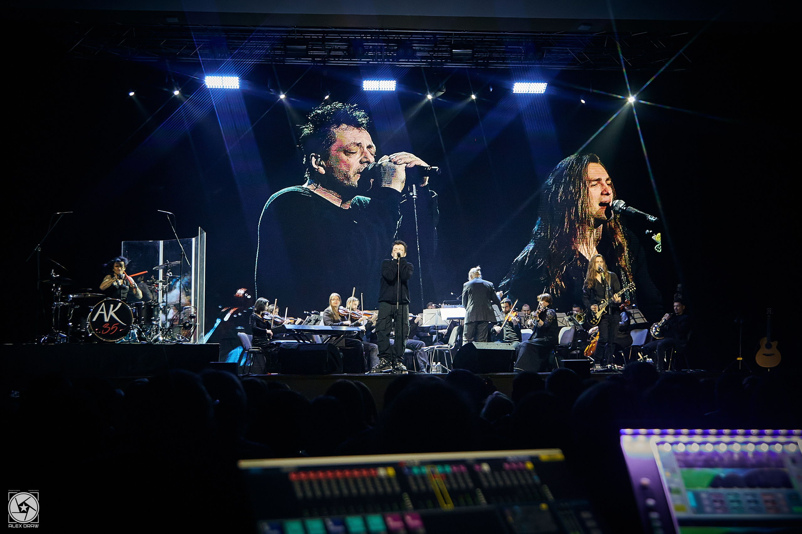 Глеб Самойлов Агата Кристи 35 лет! 06.12.2023 Гранд Холл Сибирь. Фотограф Москва Concerts photo / Fashion photо