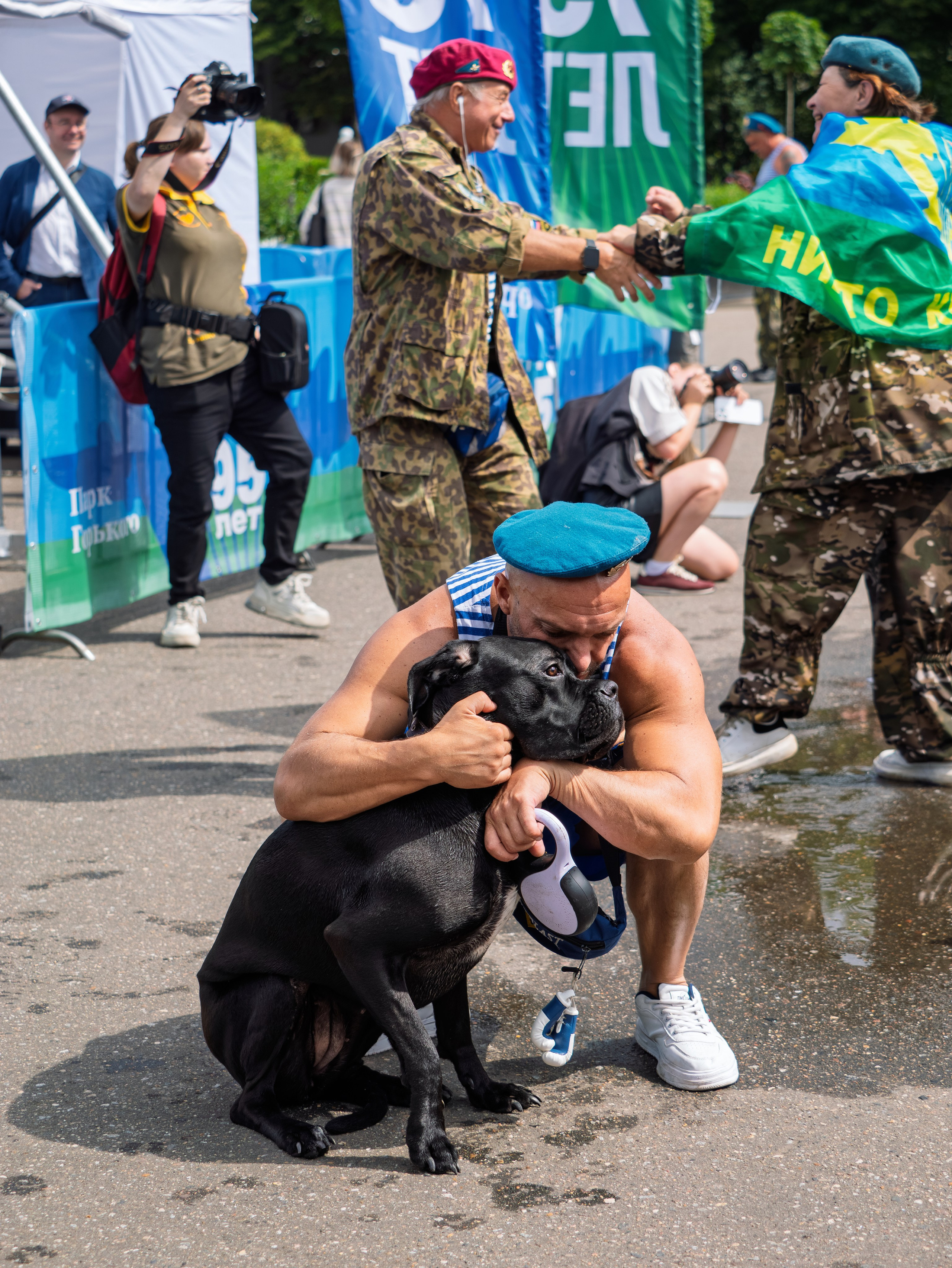 Празднование 95-летия ВДВ в парке горького 2 августа 2025 гола. Фотограф Никифоров-Гордеев Сергей. Москва и МО