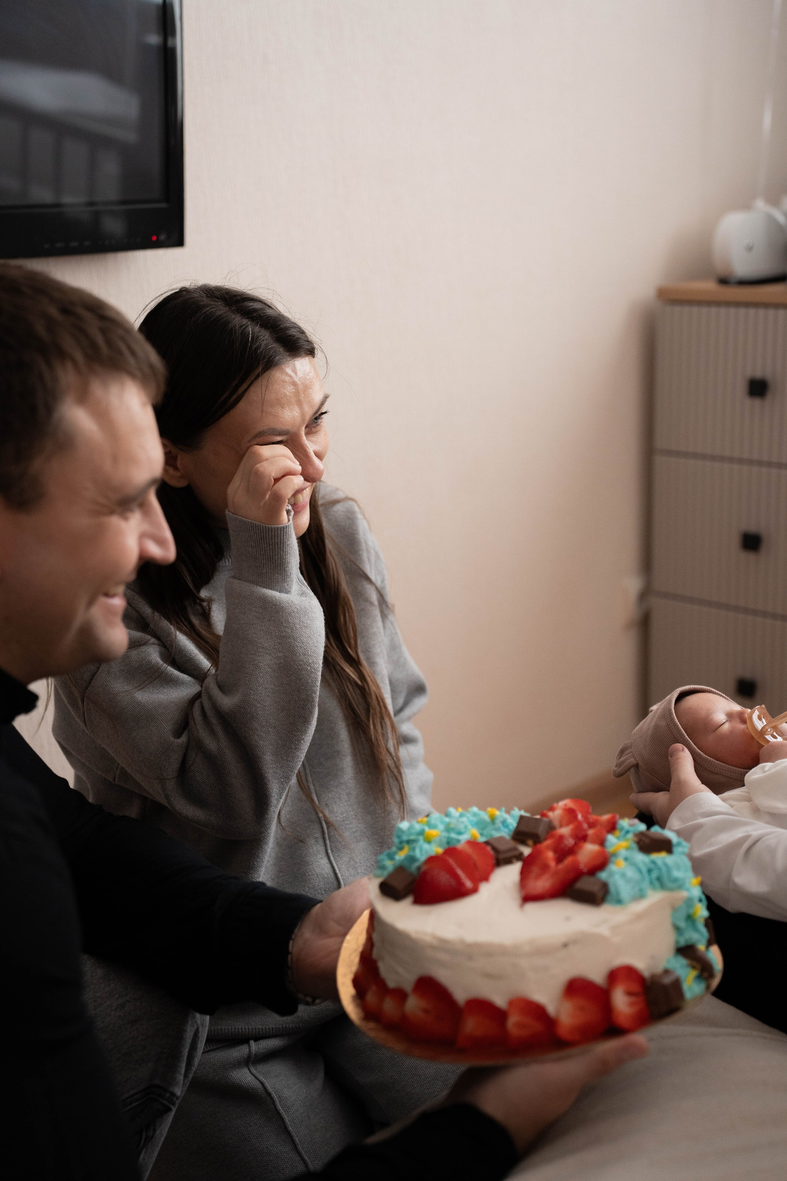 Выписка из роддома. Фотограф Дана Ахмедова