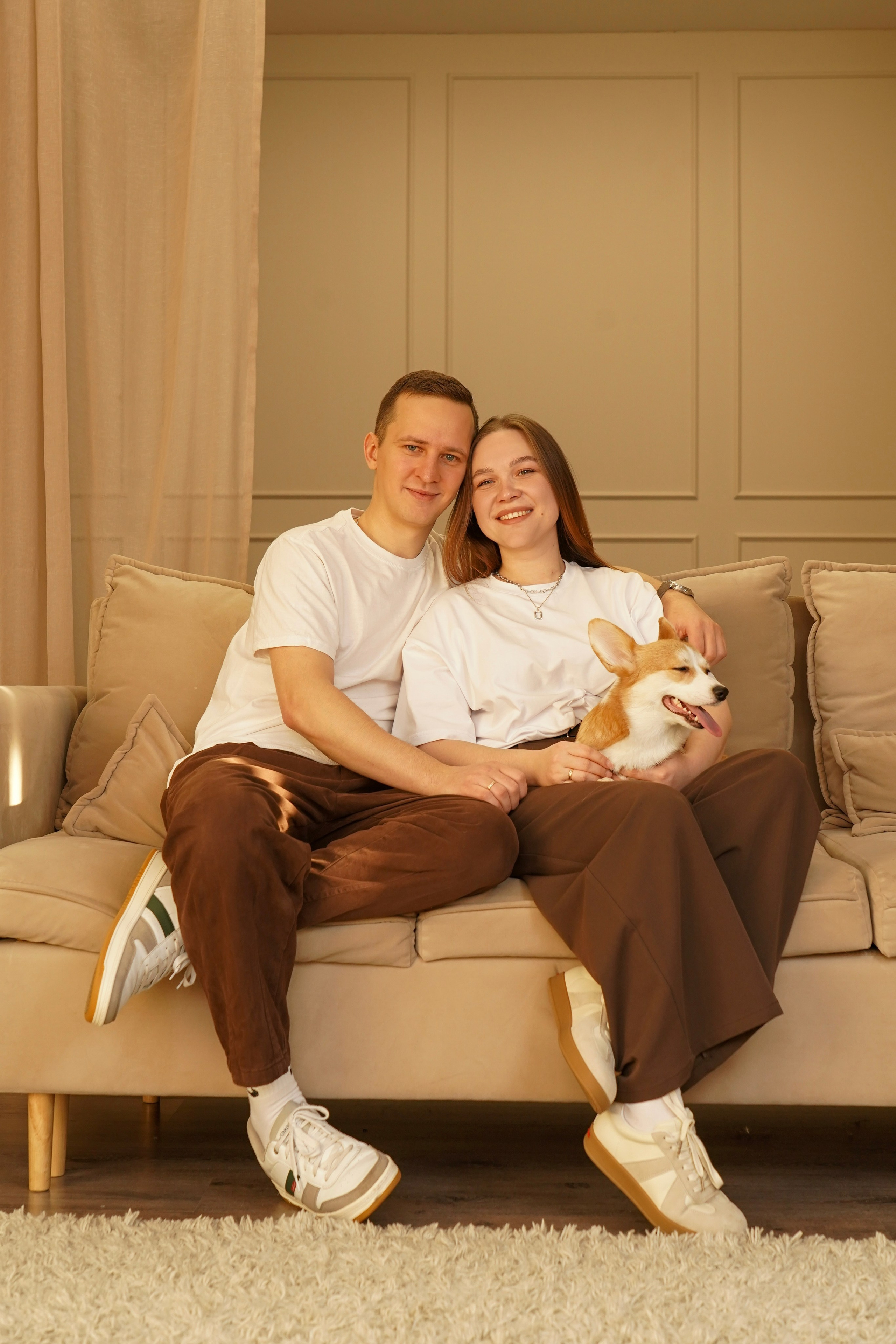 Кирилл, Анастасия и собачка Мира). Анна, фотограф Москва, Зеленоград