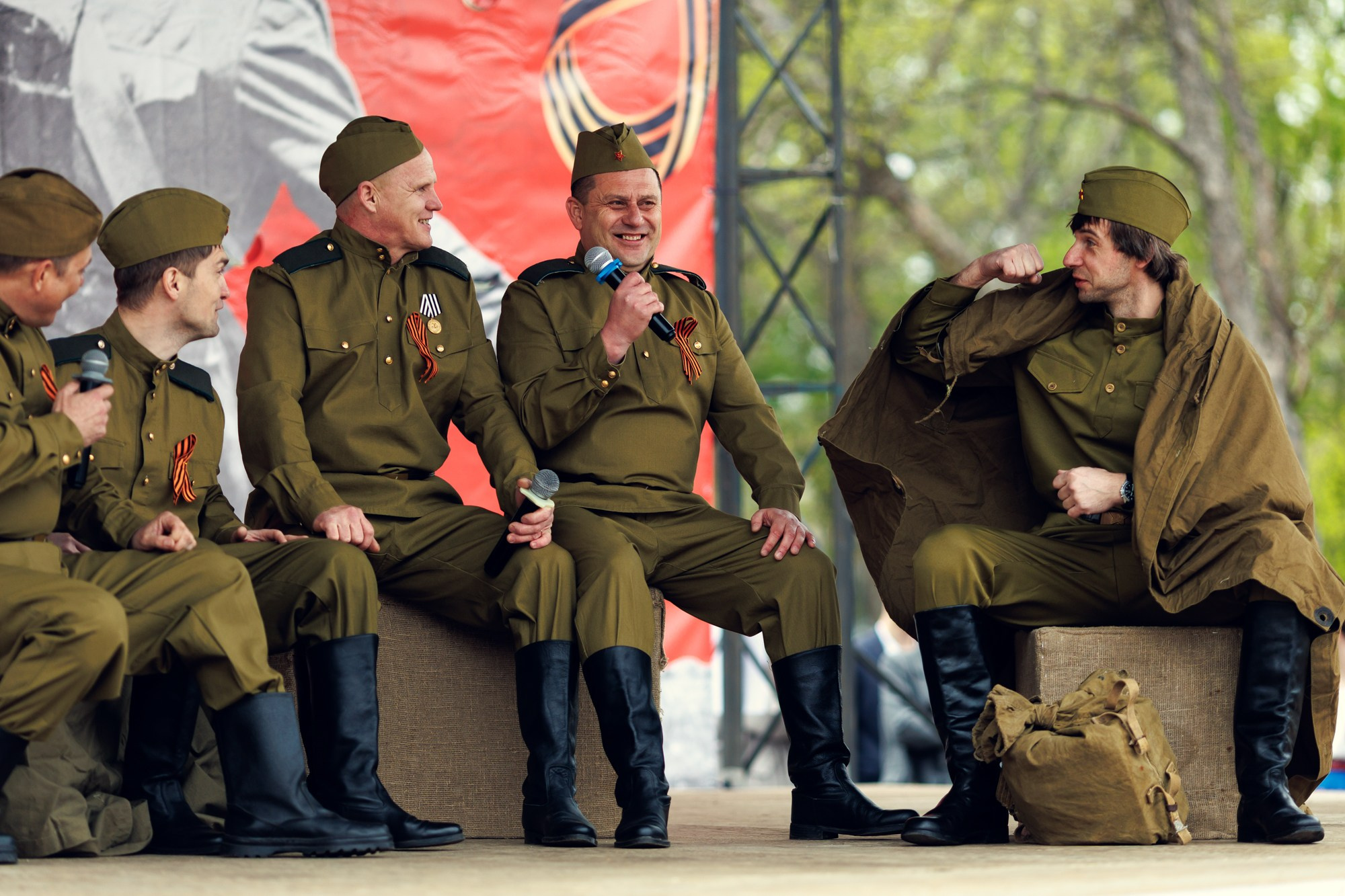 Празднование 80-летия победы над фашизмом. Славянка. Приморский край. Андрей Кровлин — фотограф в Славянке