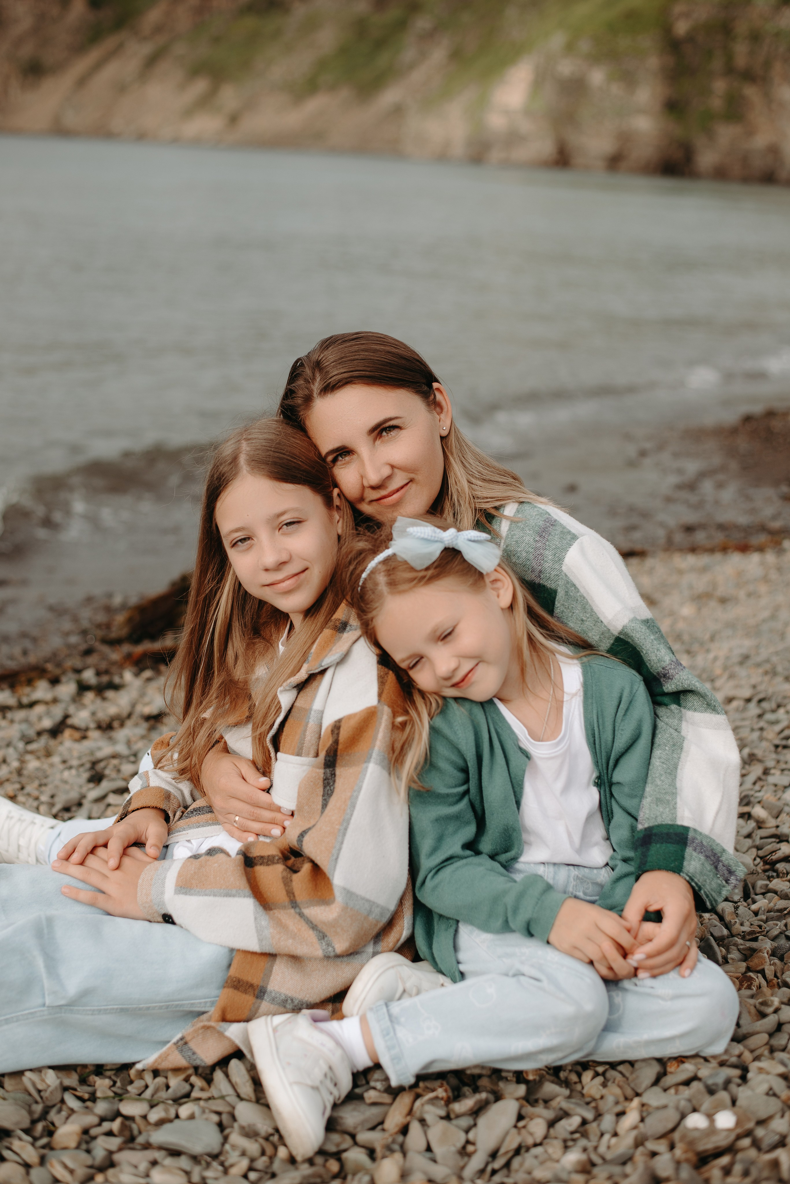 Наташа, Соня и Ксюша. Ирина Метелица фотограф на Шикотане