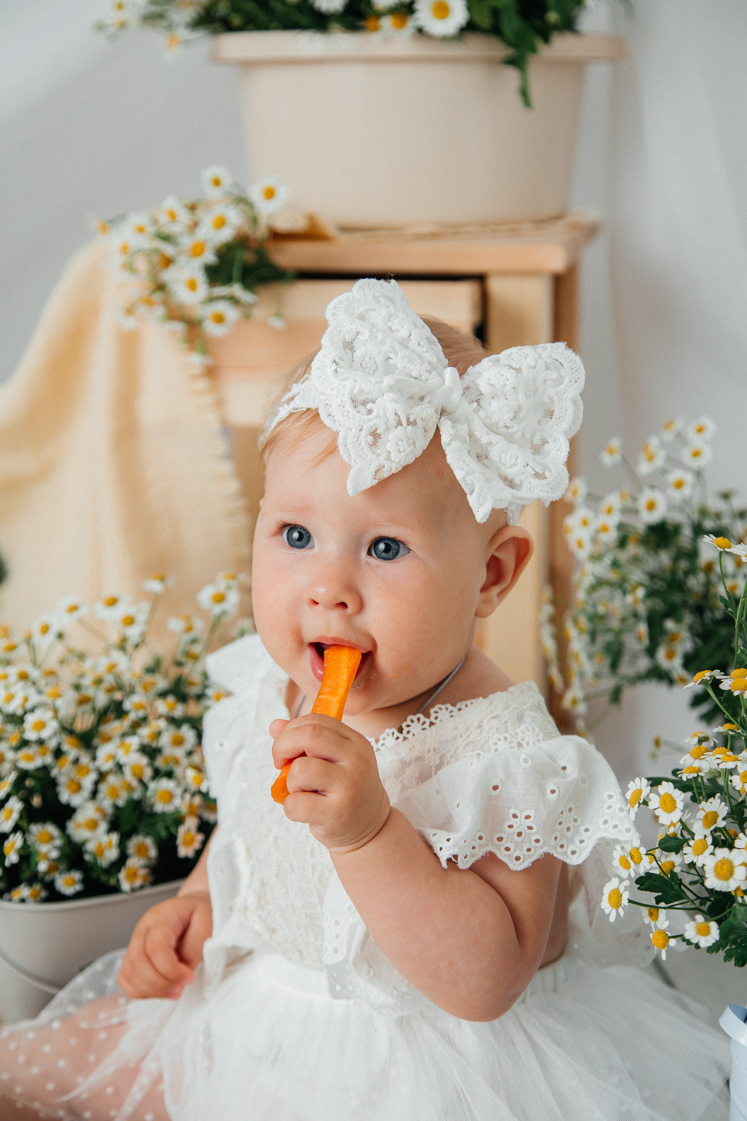 Фотосессия в ромашках