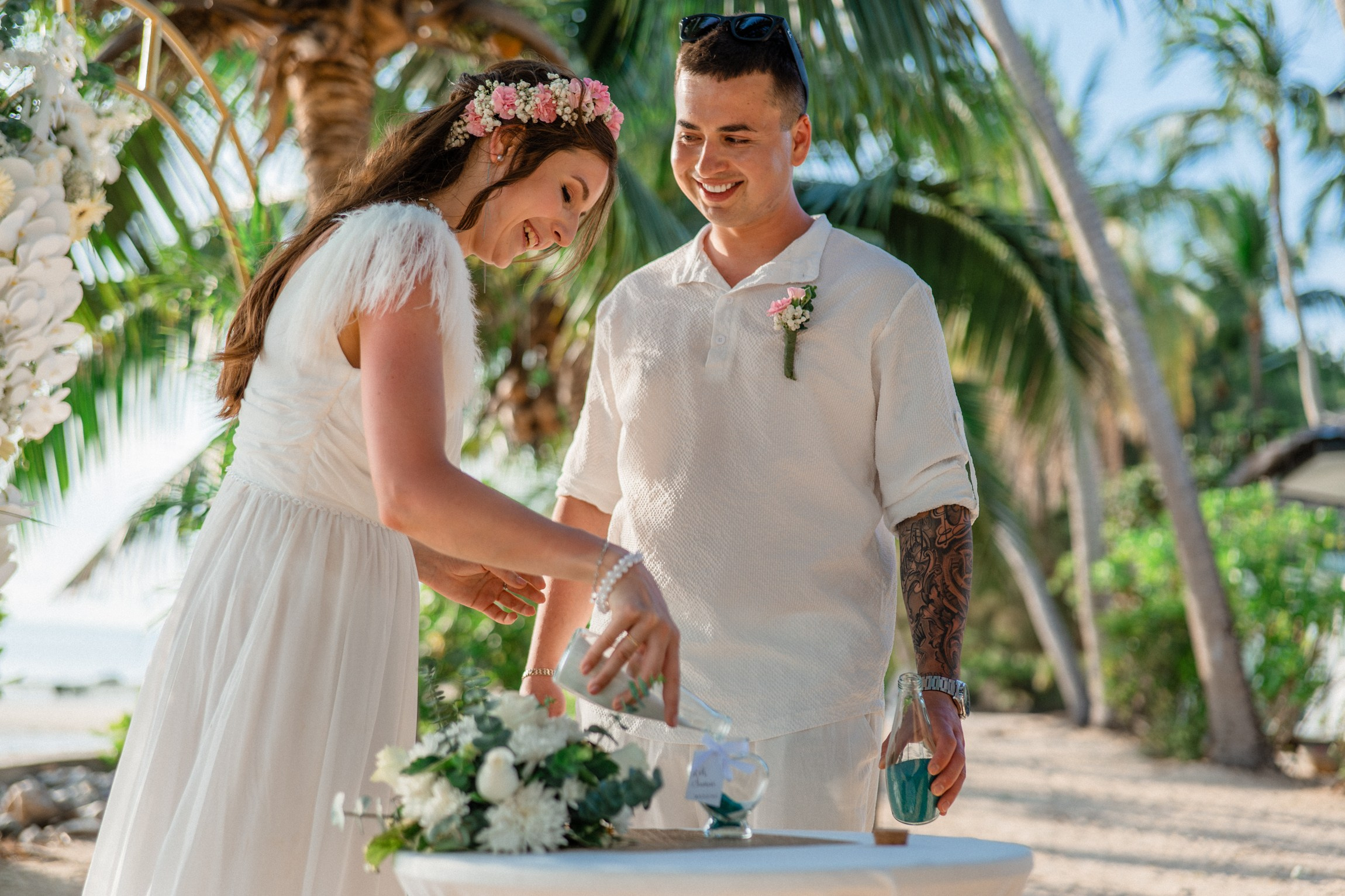 Wedding on the Beach in Koh Samui, Thailand | Tropical Destination Wedding