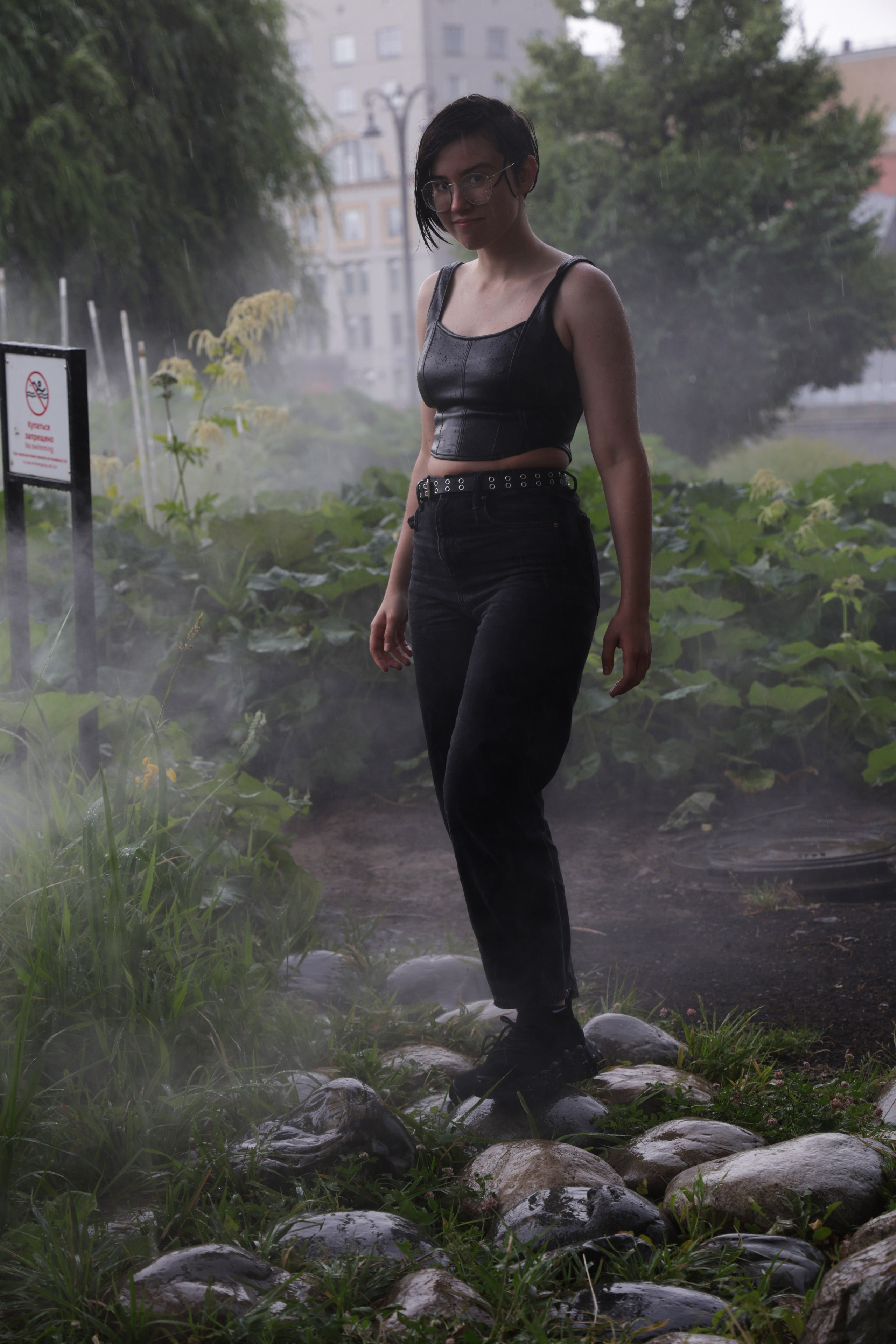 Дождь. Портретный фотограф в Москве Блинова Мария