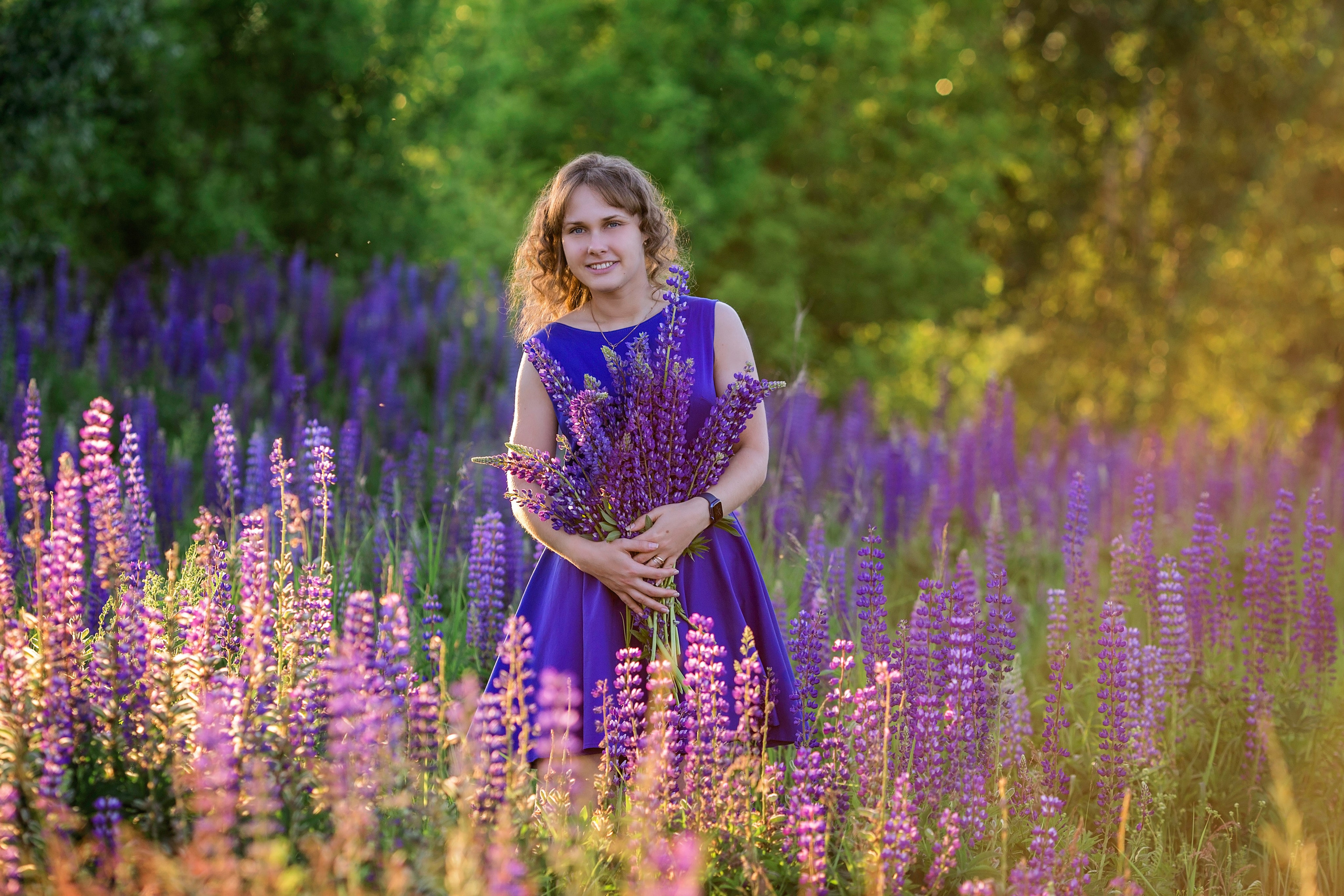 Индивидуальная фотосессия в люпинах (Анна). Главная