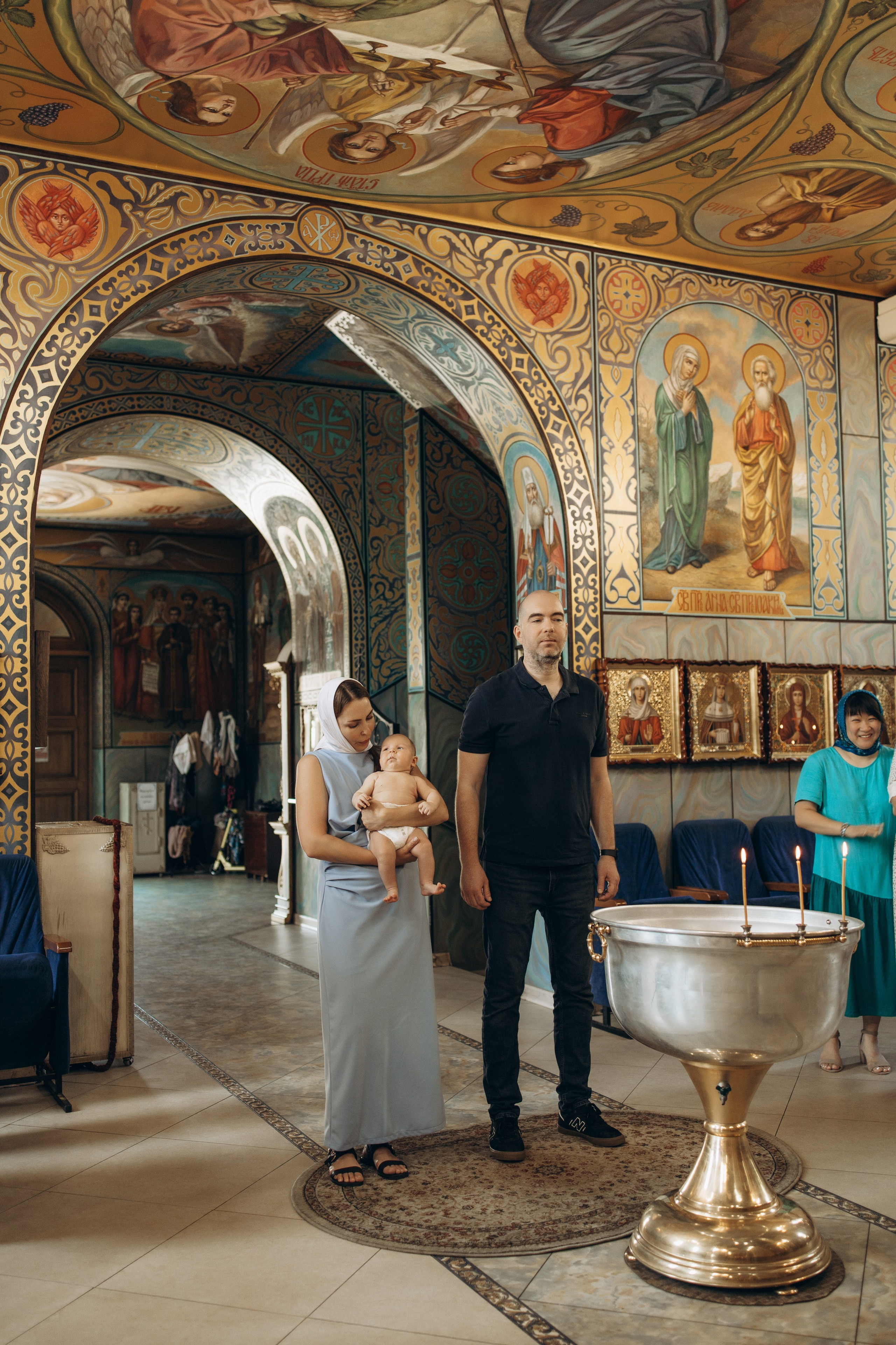 Крещение Ивана. Самый теплый фотограф в Краснодаре Рябоконь Ксения