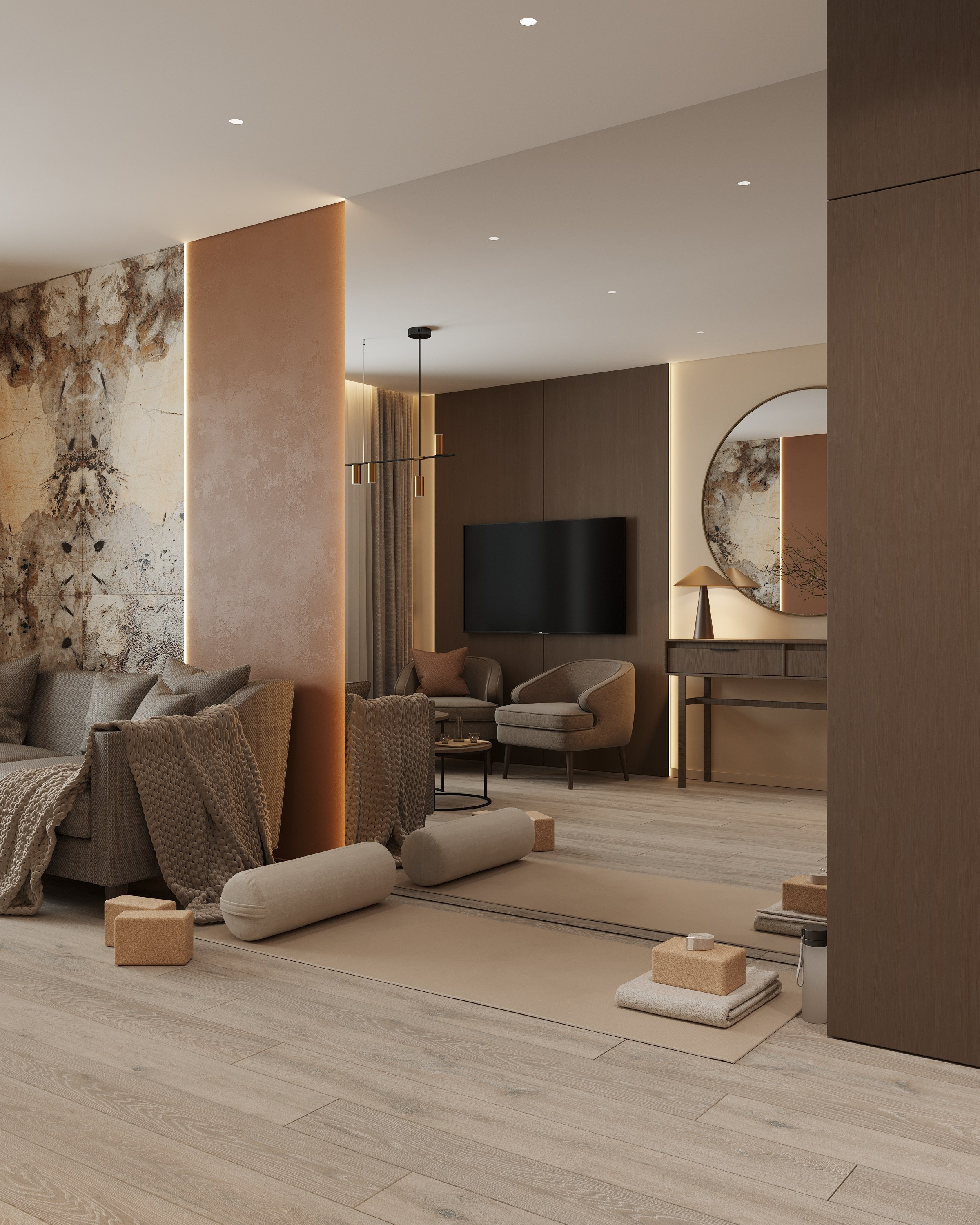 SPB | OFFICE WELL 59 м². 3d визуализатор Анастасия Науменко