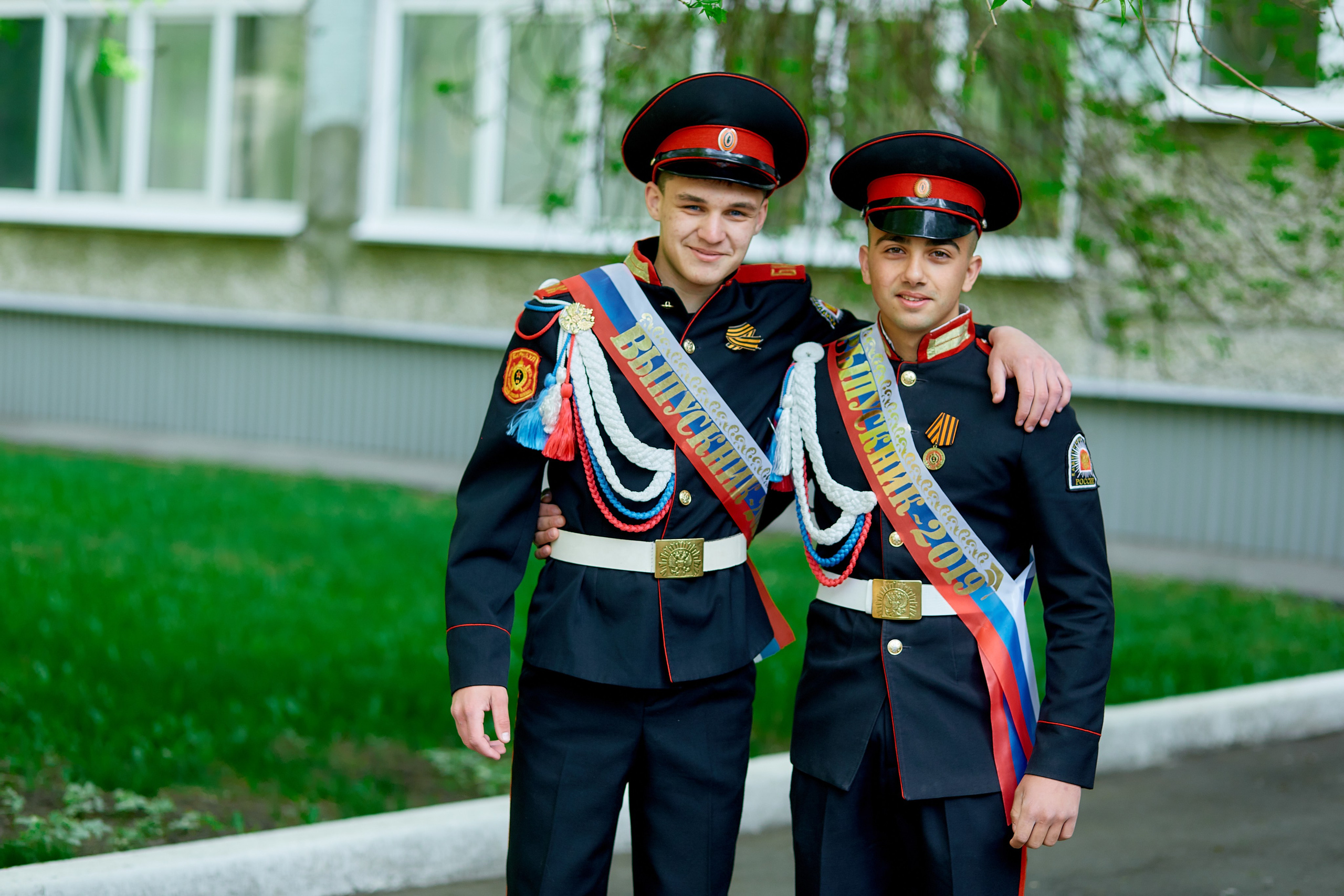 Кадеты последний звонок. Фотограф Вячеслав Фарунин