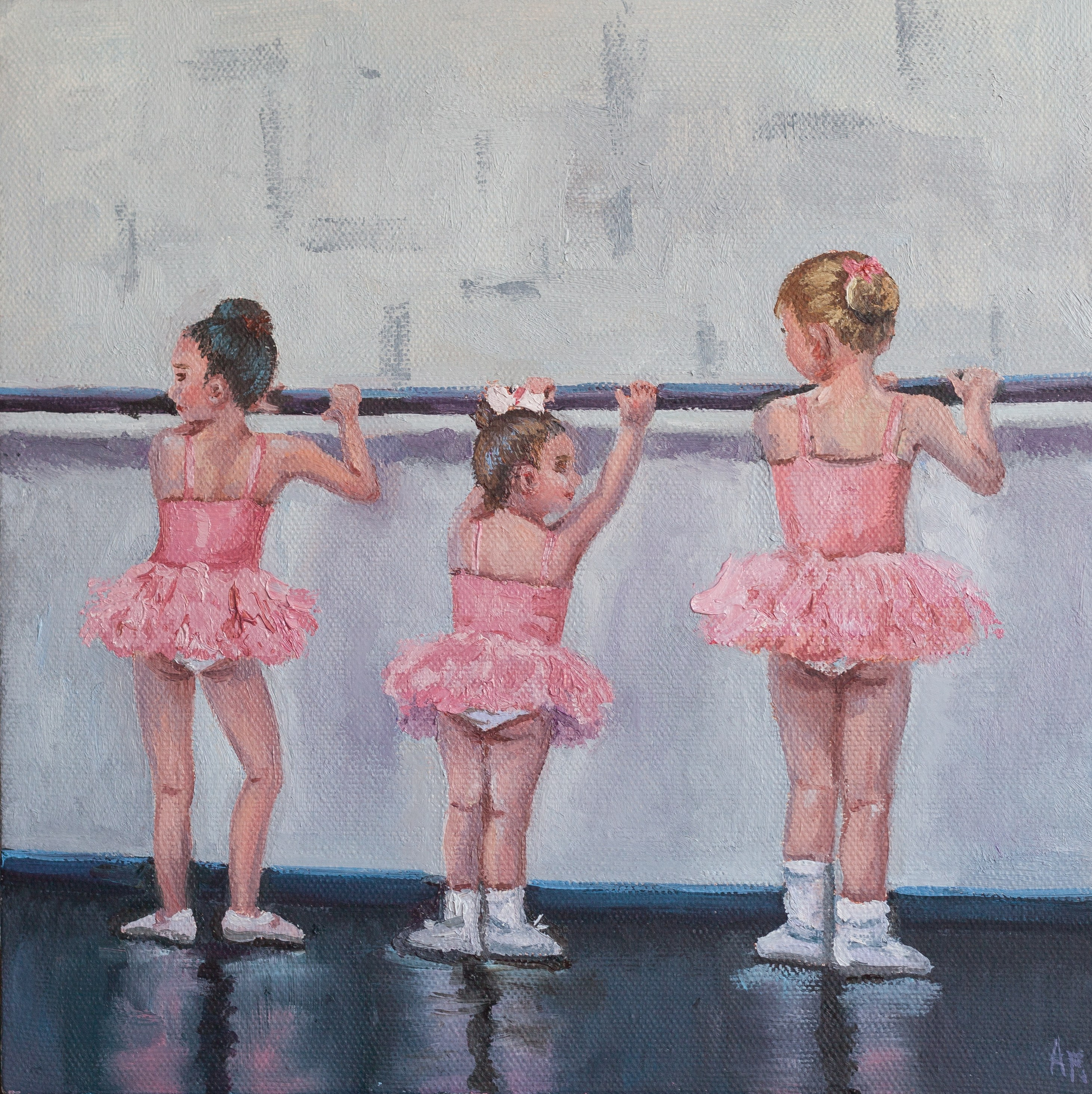 Купить картину маслом в Саратове дети балерины