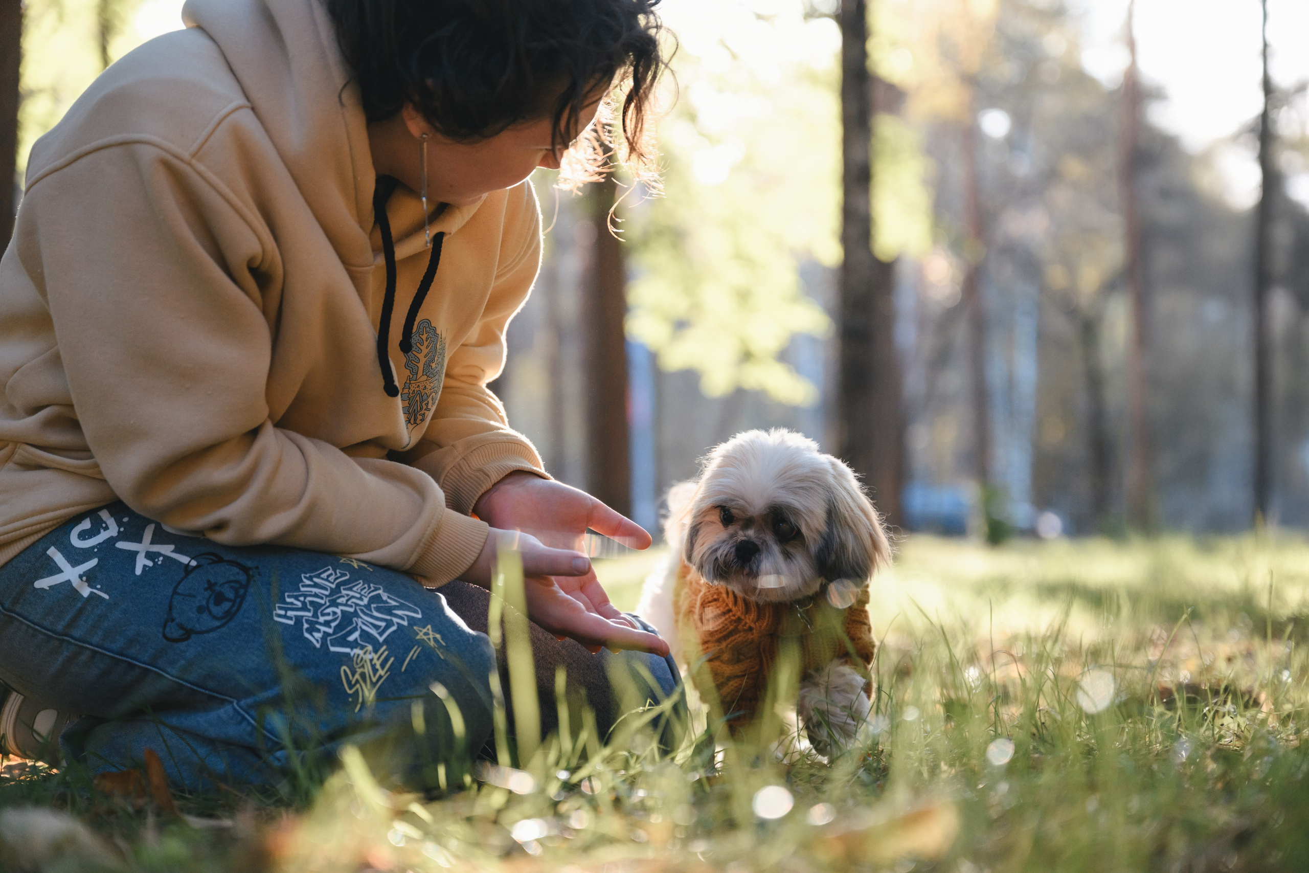 Ирина и Винни. Фотограф Анималист в Москве Анастасия Жучкова