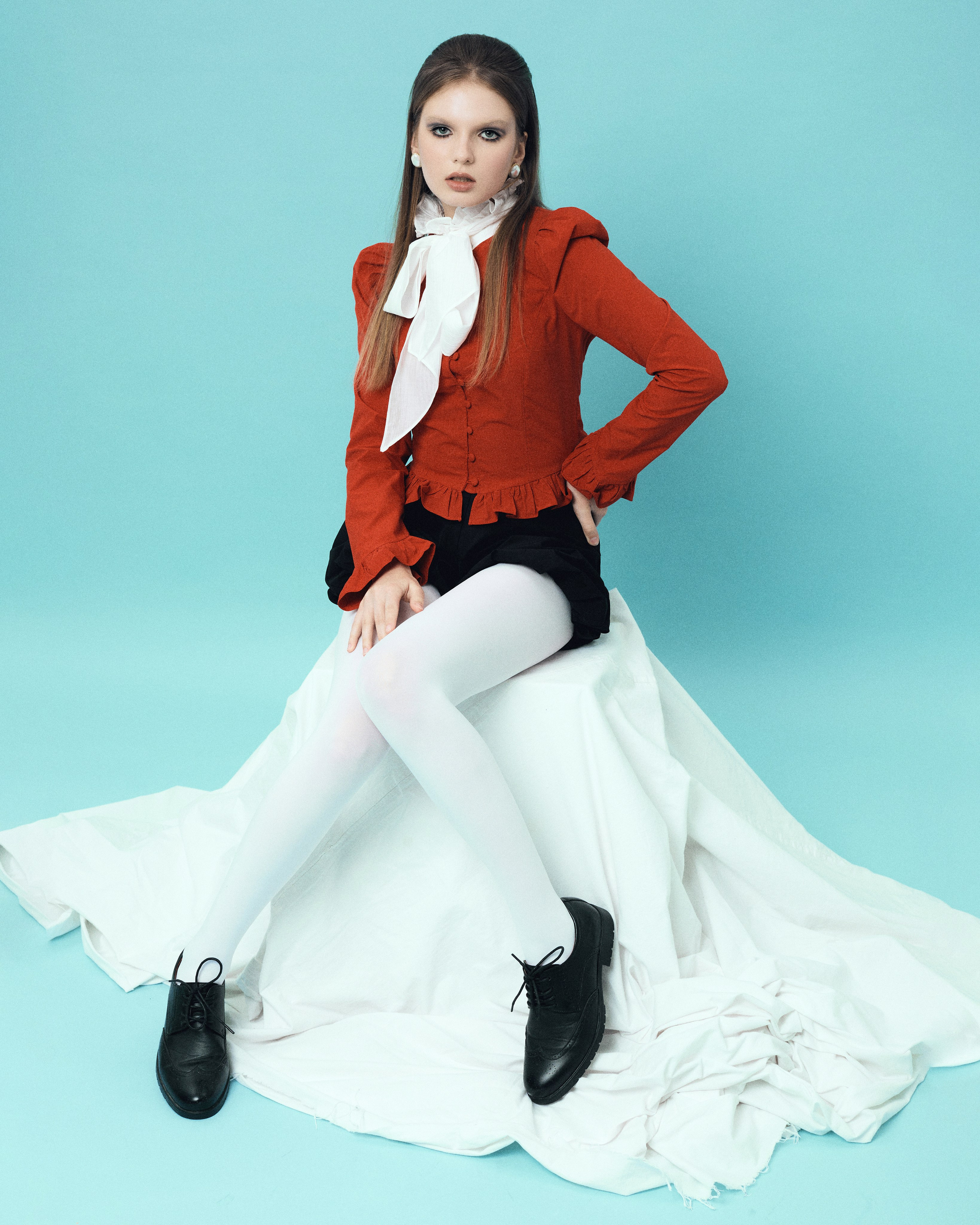 Kati, red blouse. Юрина Полина, фотограф из Екатеринбурга