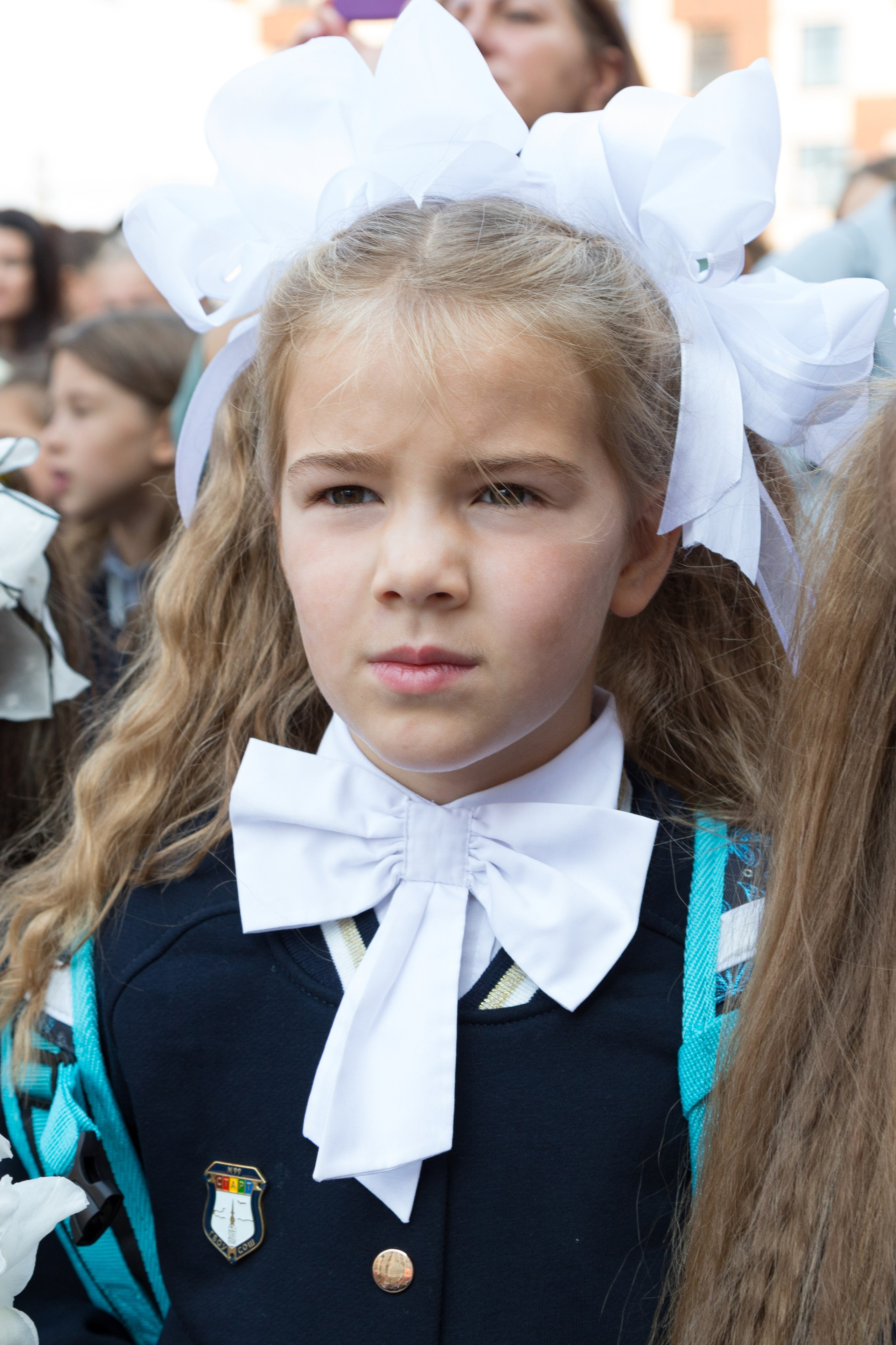 Линейка первоклассников. Детский и контент фотограф Надя Волкова Санкт-Петербург