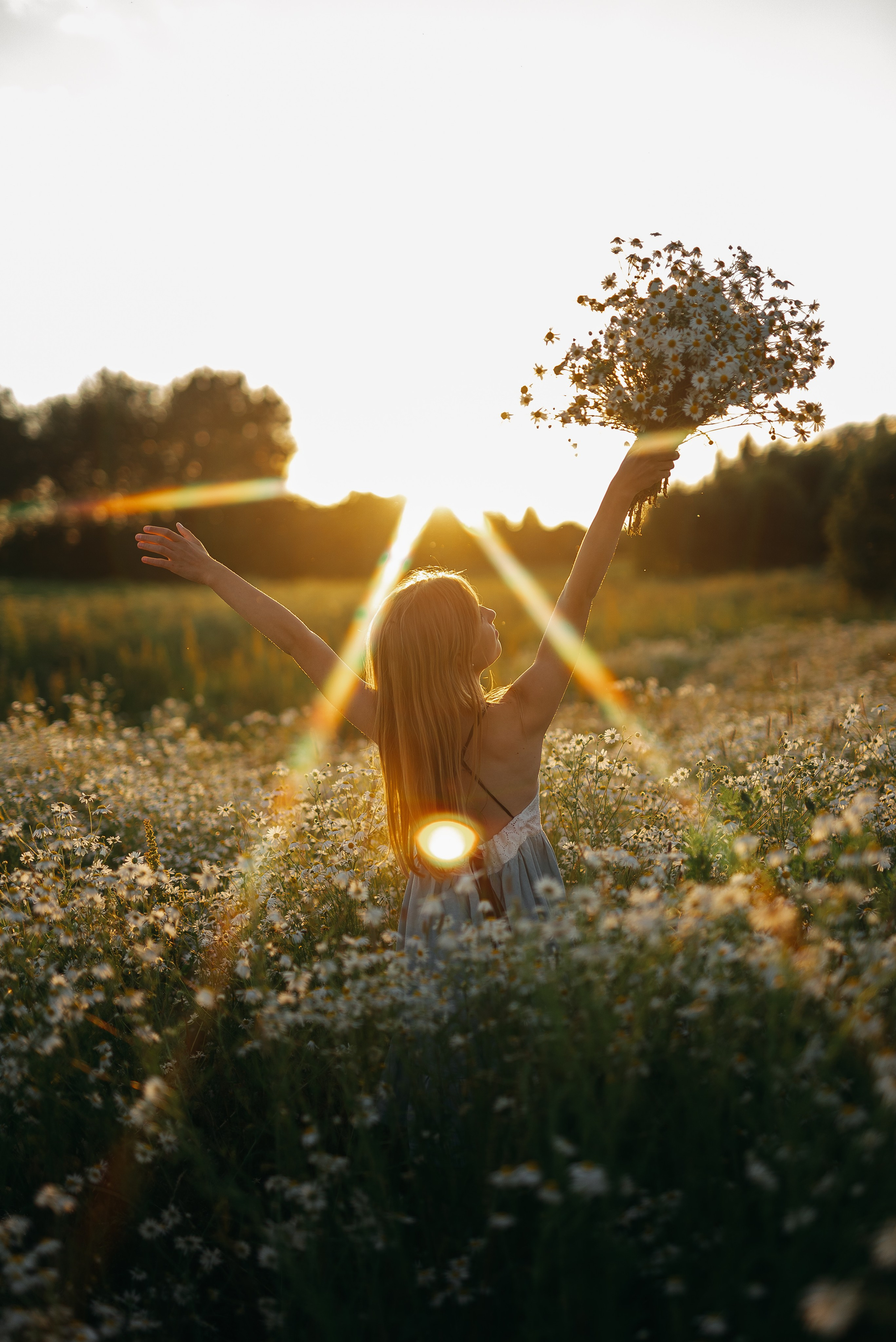 Фотосессия в ромашковом поле. Семейный детский фотограф. Фотосессия в Минске