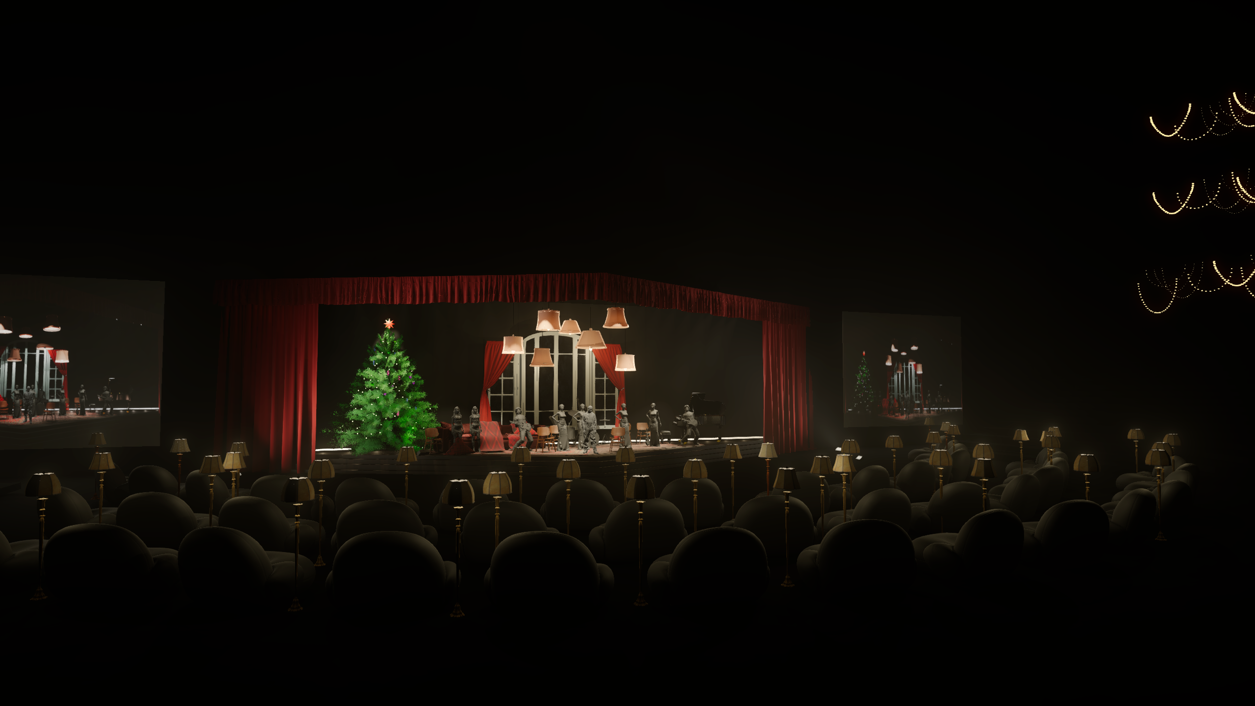 CHRISTMAS LAMPS. OOPS TEAM