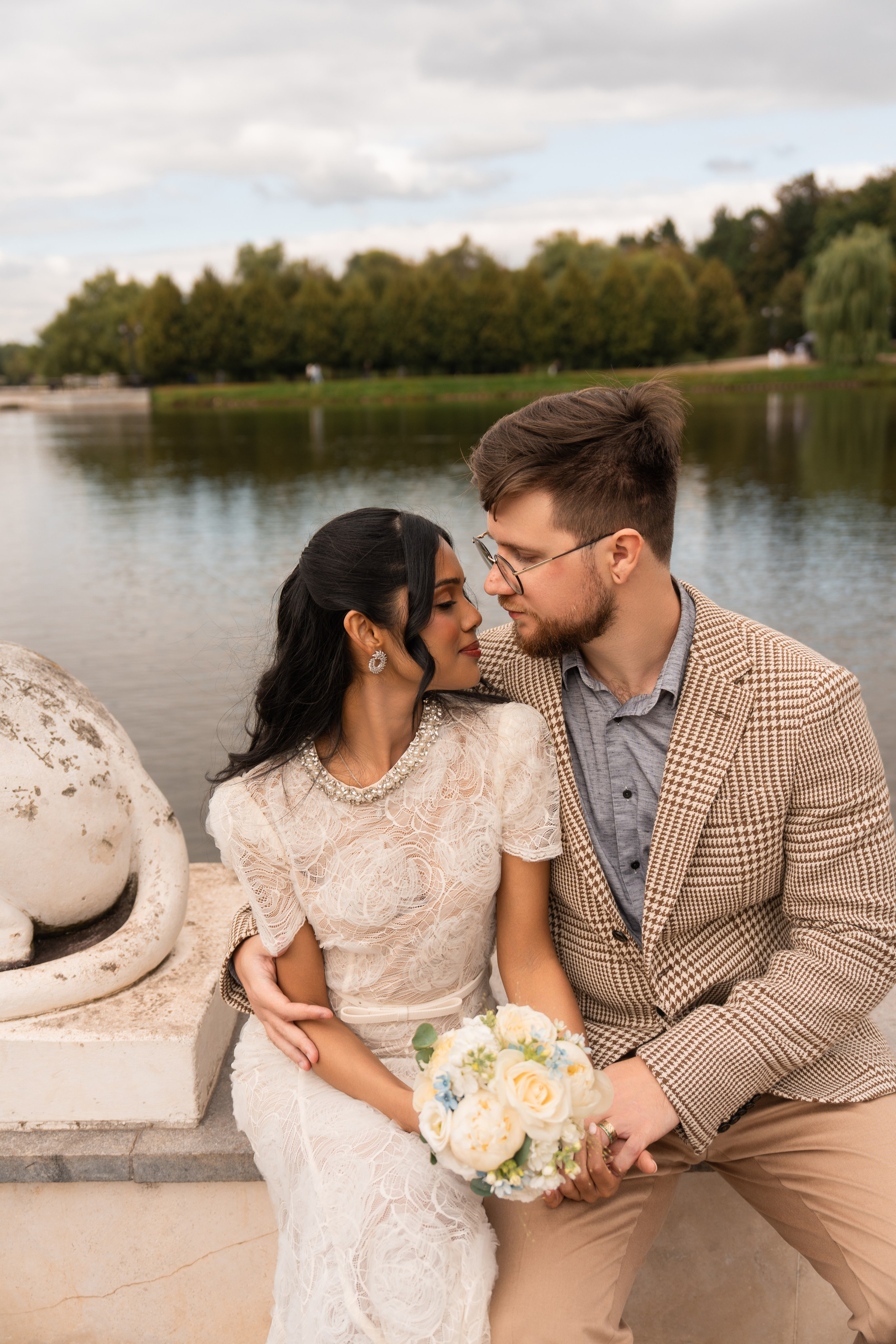 Максим и Харша, Царицыно. Свадебный фотограф в Москве Анна Полушина