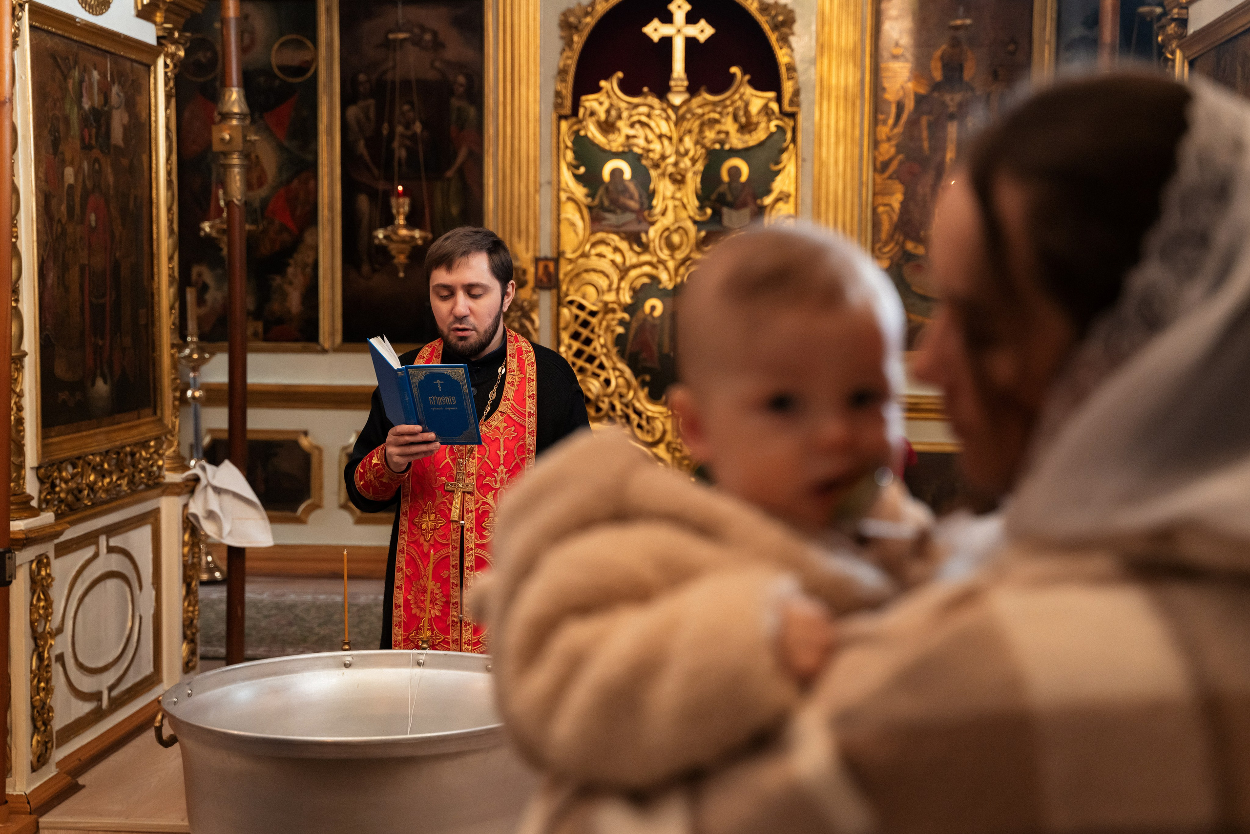 Крещение Святослава. Фотограф Алина Филимонова Тверь