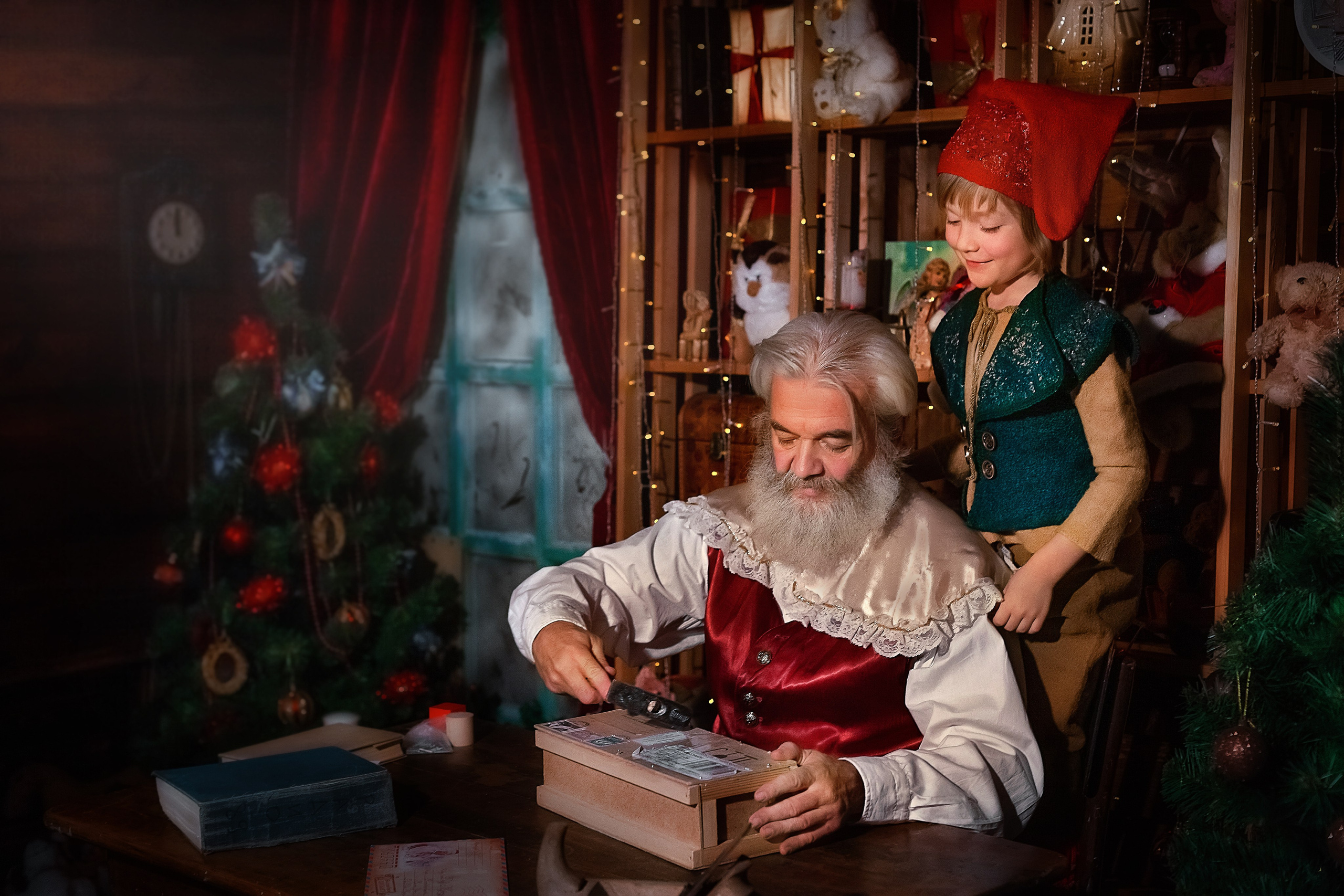 Помощник Санты. Семейный и детский фотограф в Екатеринбурге Оксана Пипкина