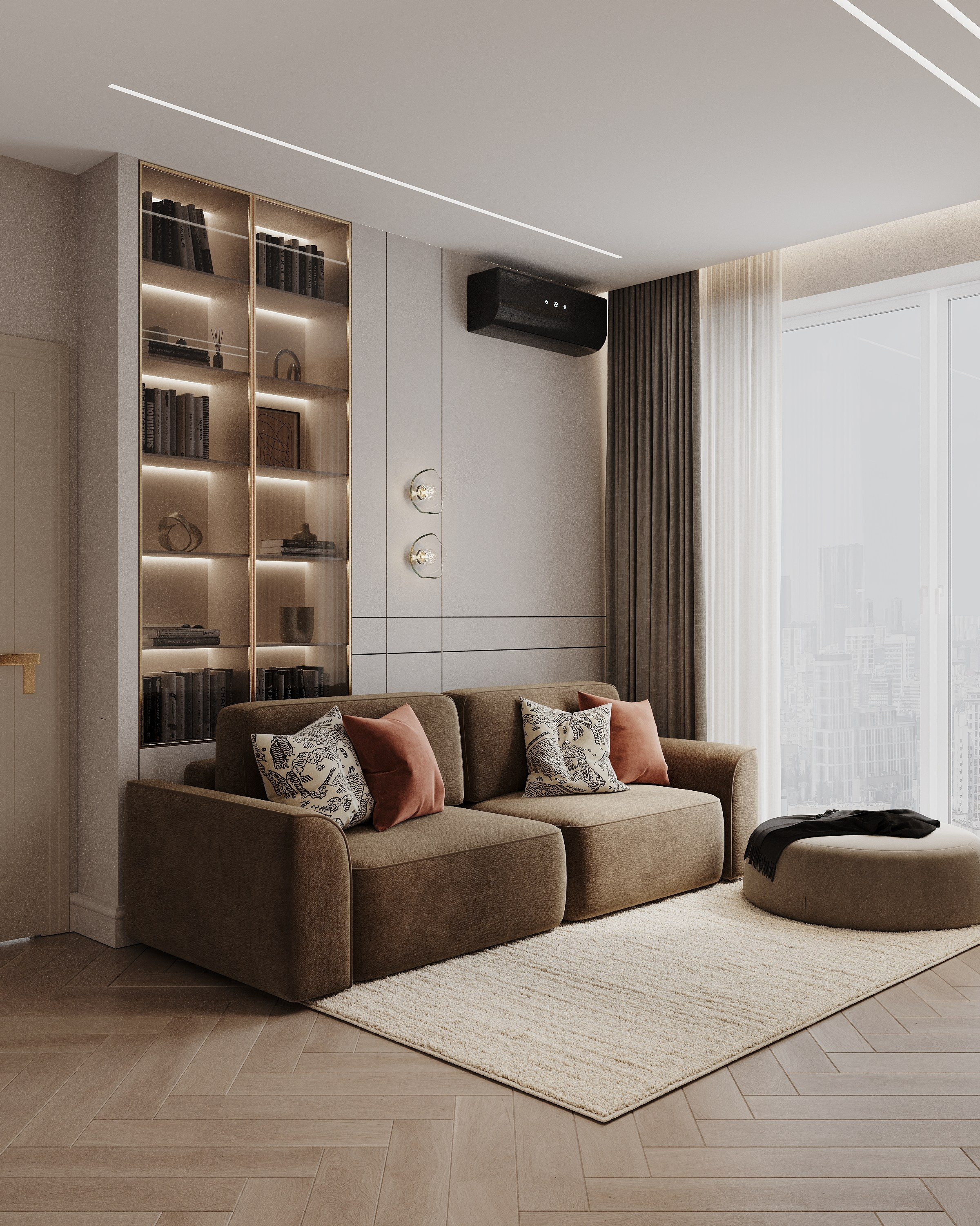 ЖК Наука 73 кв.м, г. Санкт-Петербург. 3d визуализатор Анастасия Науменко