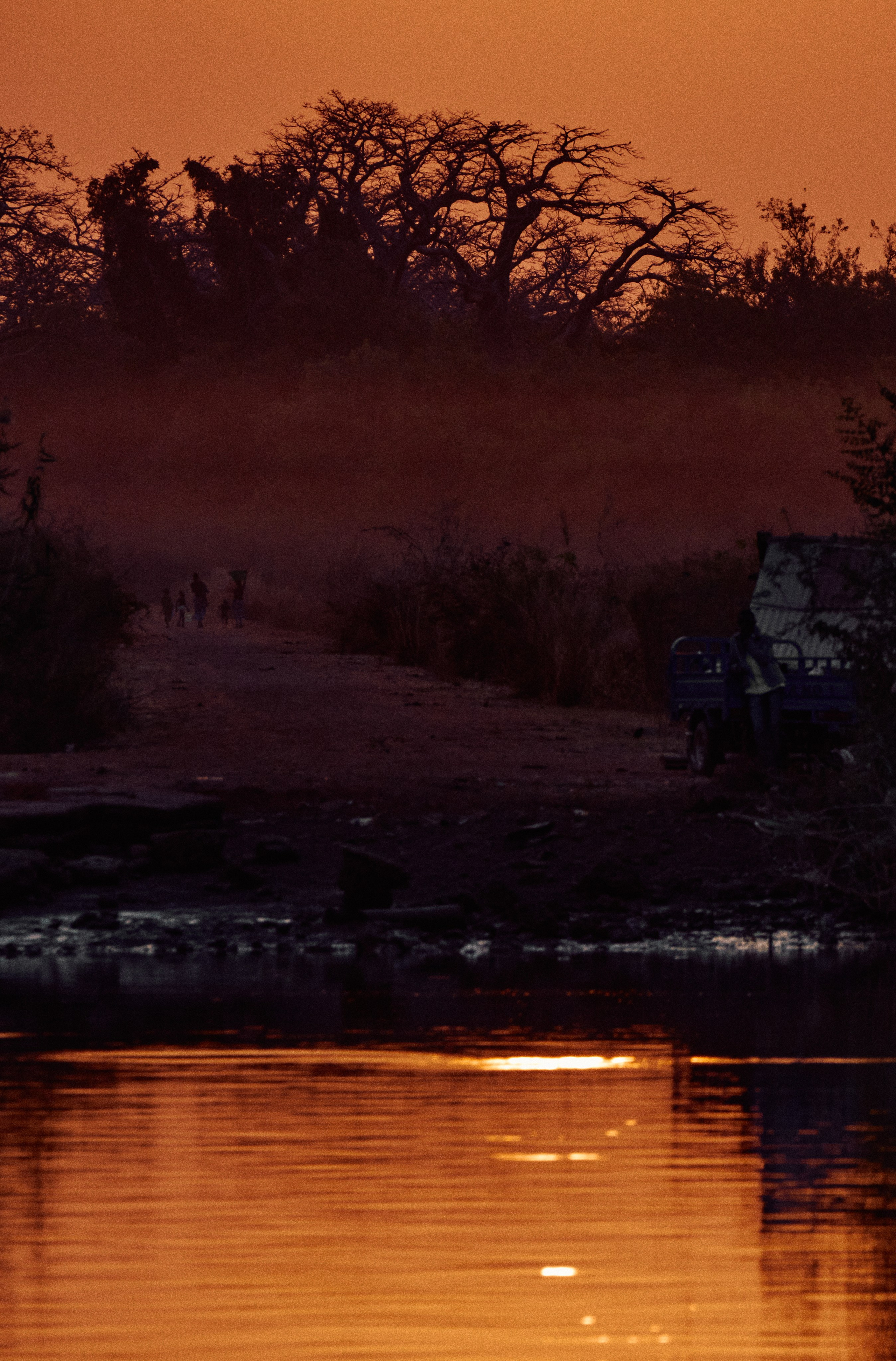 Gambia River. See the moment and catche. commercial and reportage