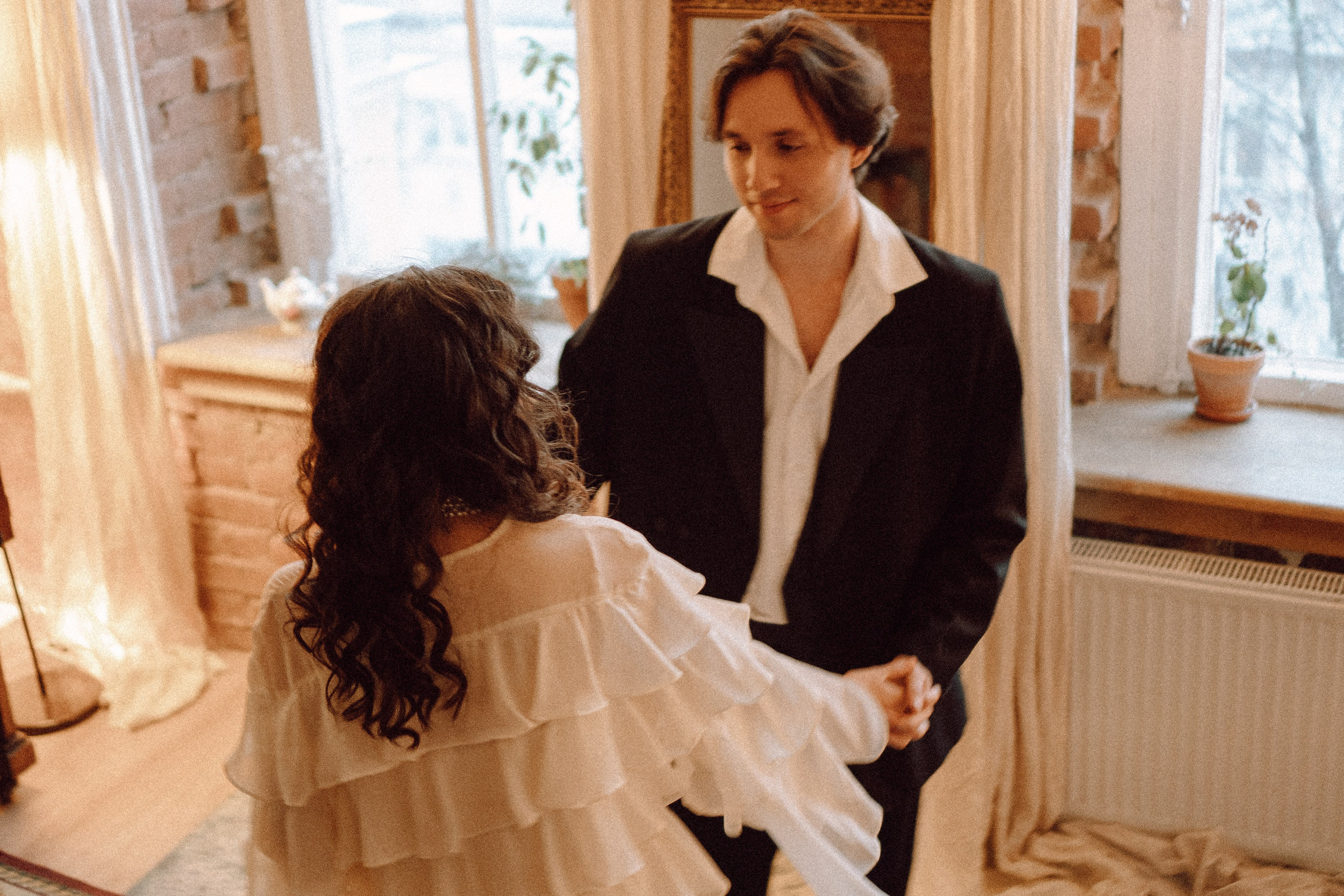 УТРО ЖЕНИХА И НЕВЕСТЫ В ФОТОСТУДИИ И ОСНОВНАЯ ФОТОСЕСИСИЯ ЗИМОЙ. Профессиональный фотограф, Санкт-Петербург — Виктория Богомолова