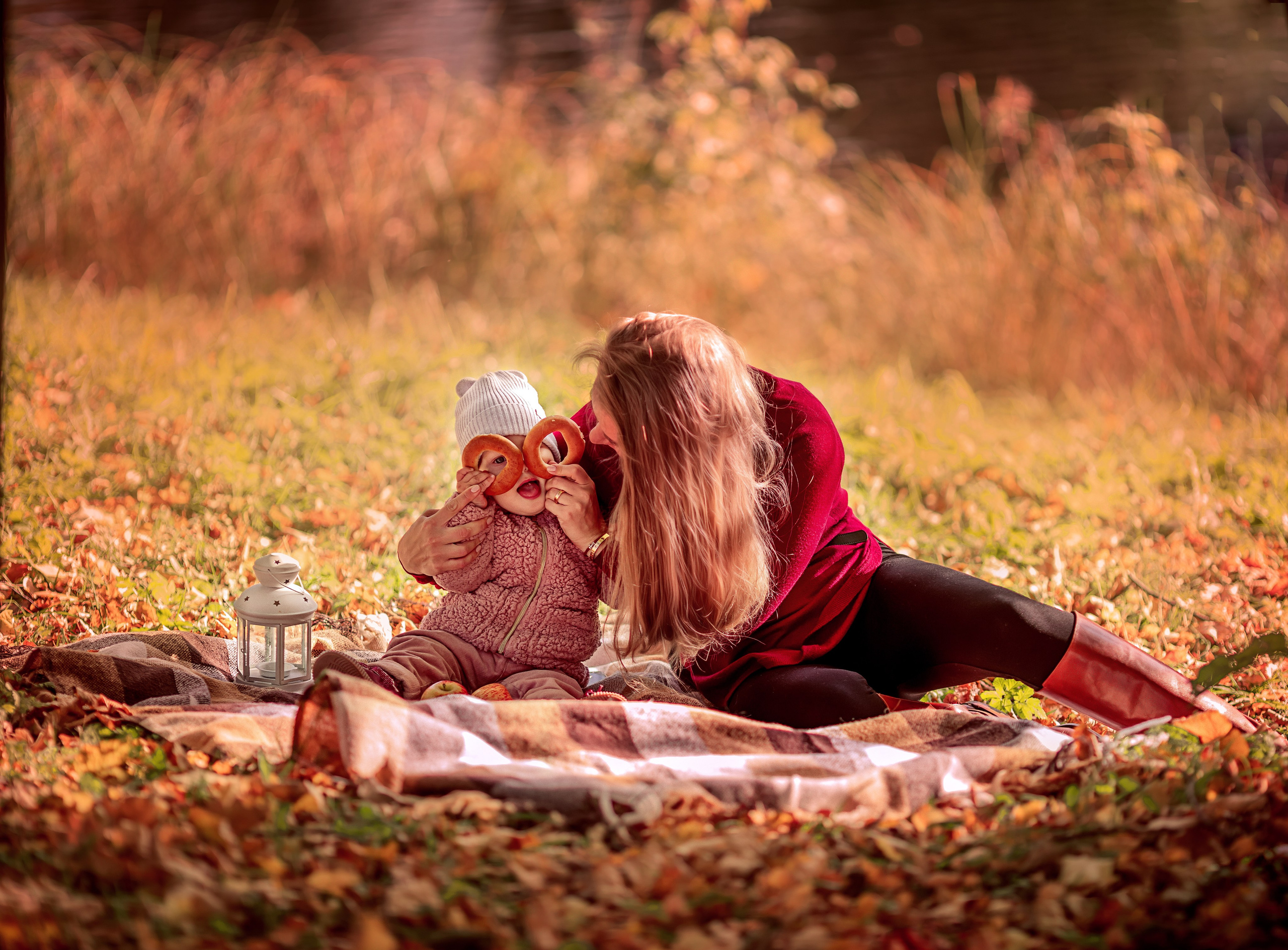 Осенняя съемка мама и дочка. Фотограф в Санкт-Петербурге Анастасия Полякова