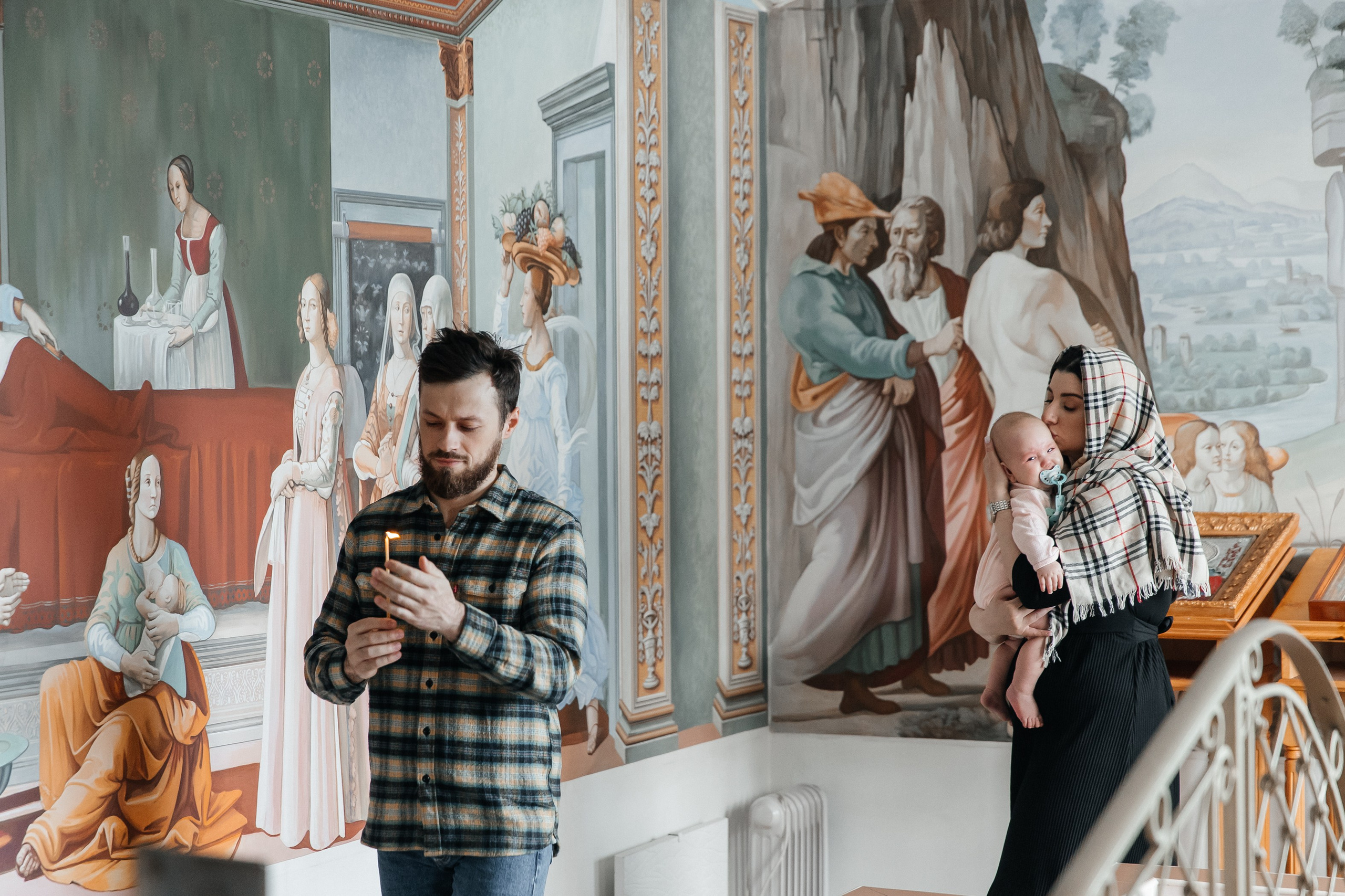Таинство крещения. Фотограф в спб Александр Потапов