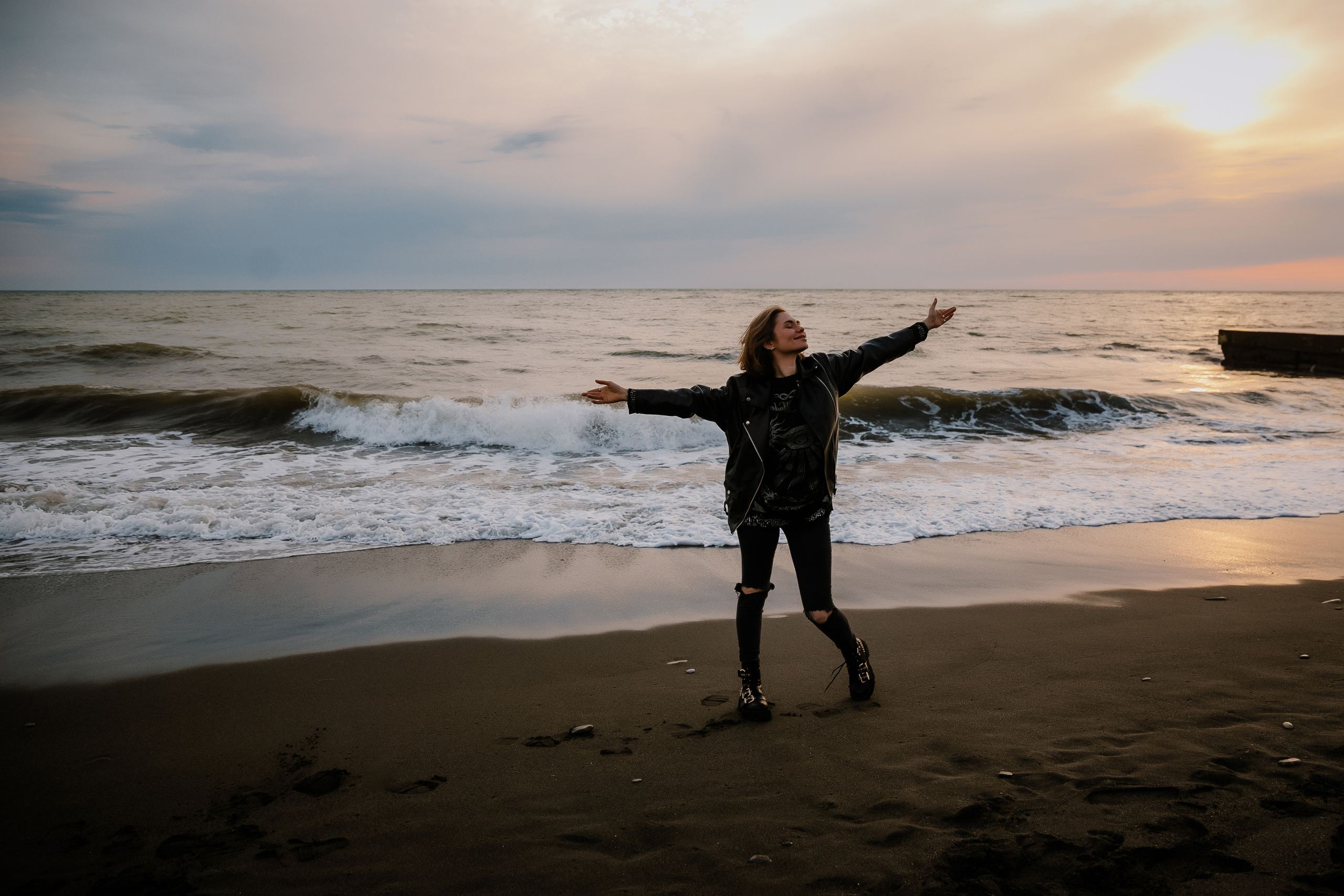 Прогулка на закате. Семейный фотограф Якимова Полина в Сочи