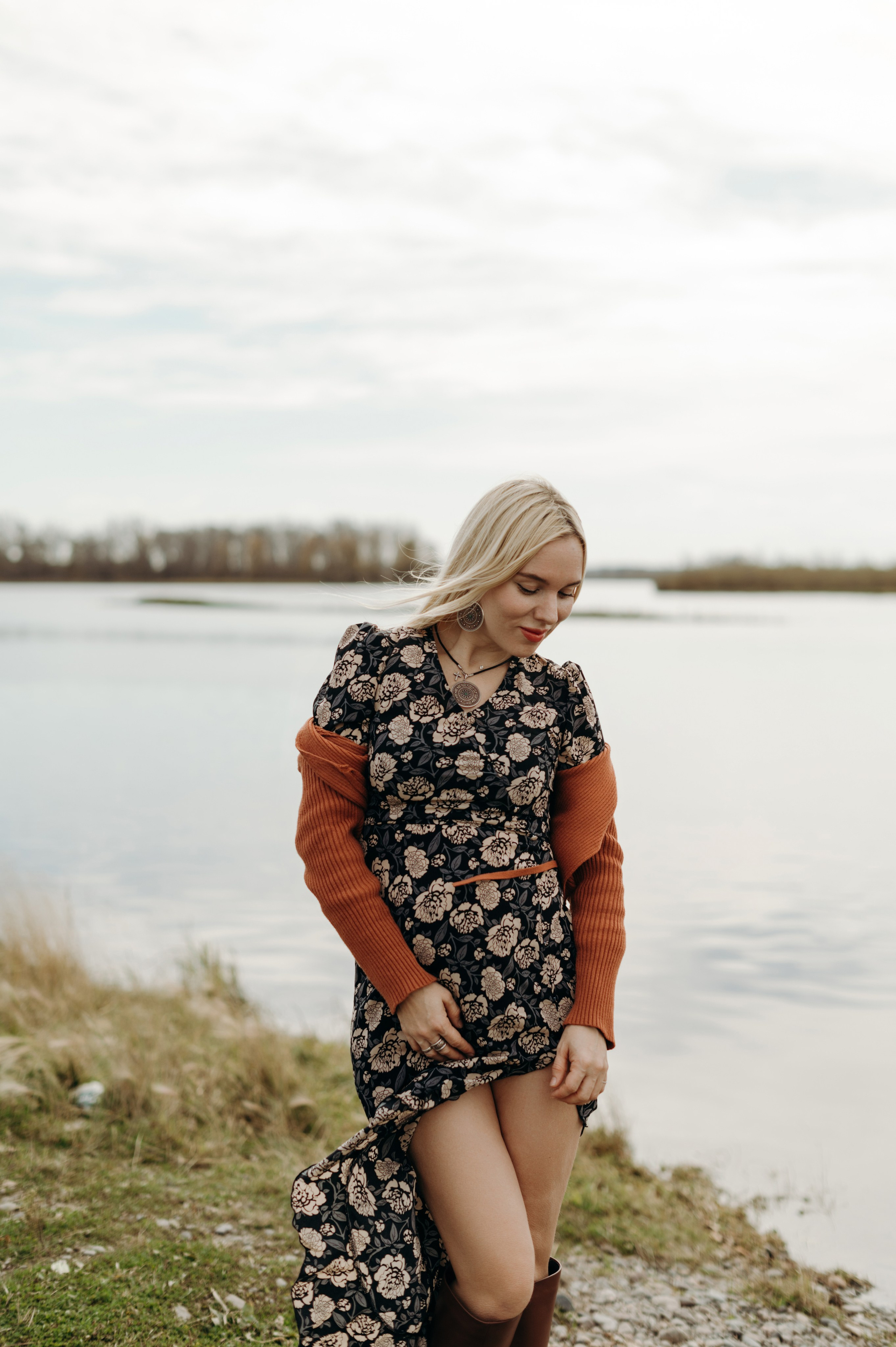 Осенняя прогулка на берегу. Фотограф в Абакане и Минусинске