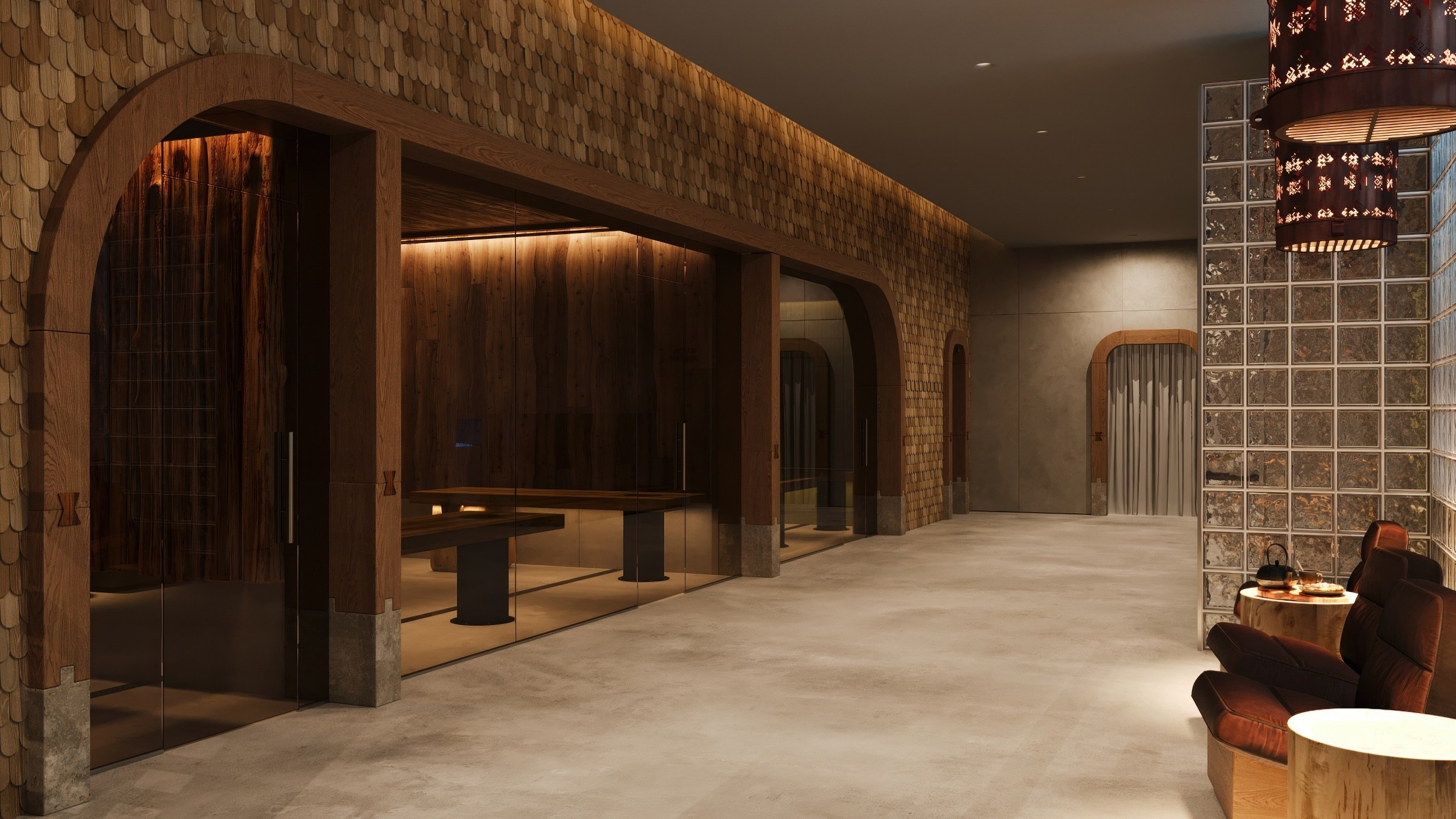Банный комплекс «Мамин Сибиряк». Екатеринбург. Клиент: Городище. Евгений Пырков — 3d визуализатор интерьеров и экстерьеров России