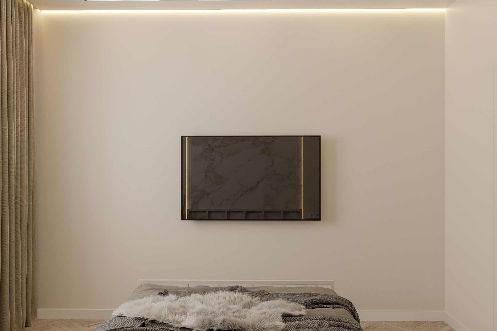 Квартира в светлых тонах г. Владивосток. Дизайн-проекты жилых и общественных пространств во Владивостоке