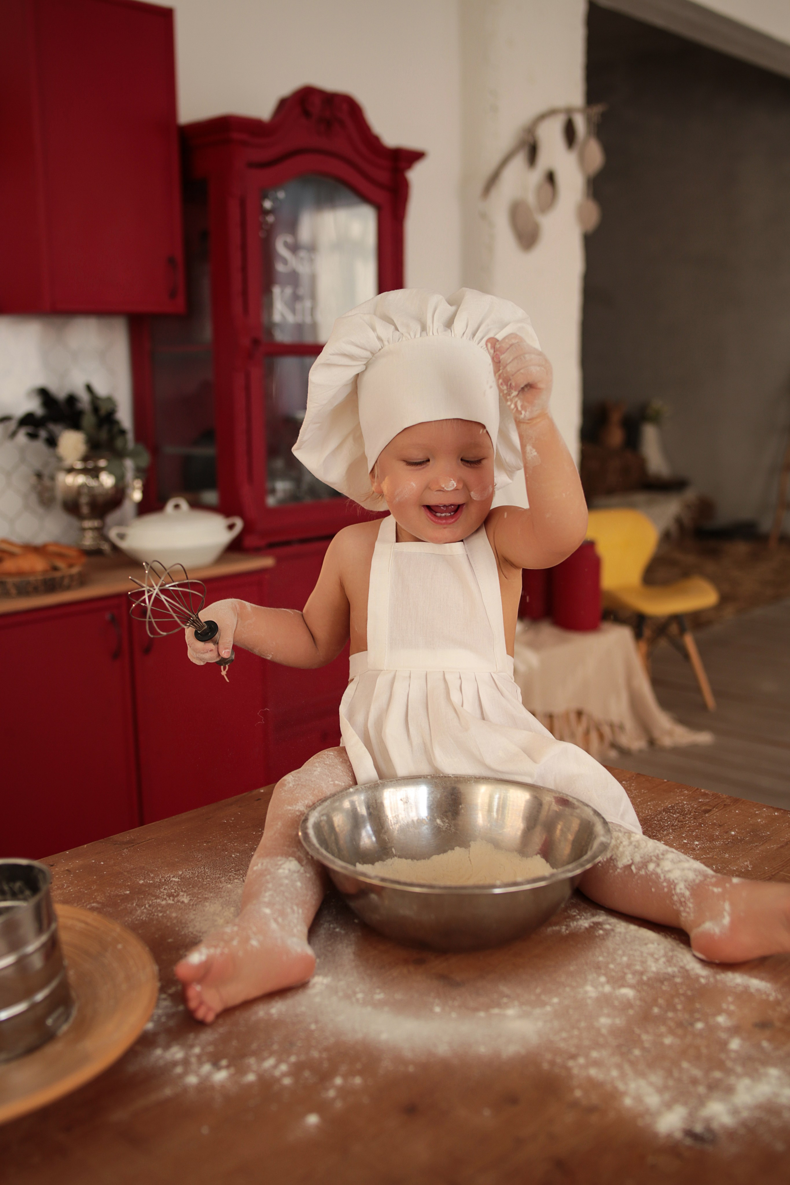 Маленький поваренок. Семейный фотограф в городе Саратове — Анна