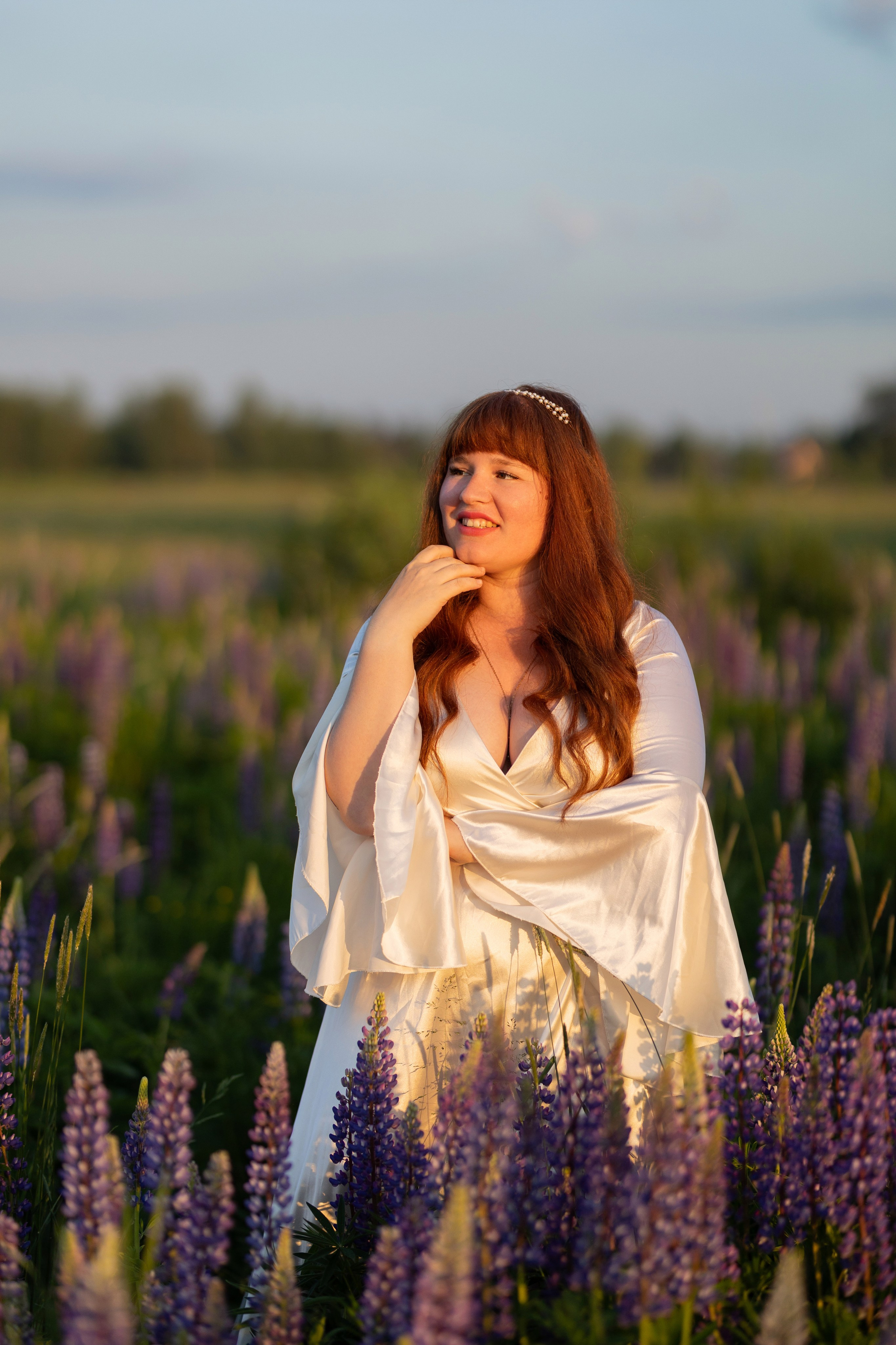 Фотосессия с люпинами. Семейный и свадебный фотограф в Санкт-Петербурге Татьяна Швыкова