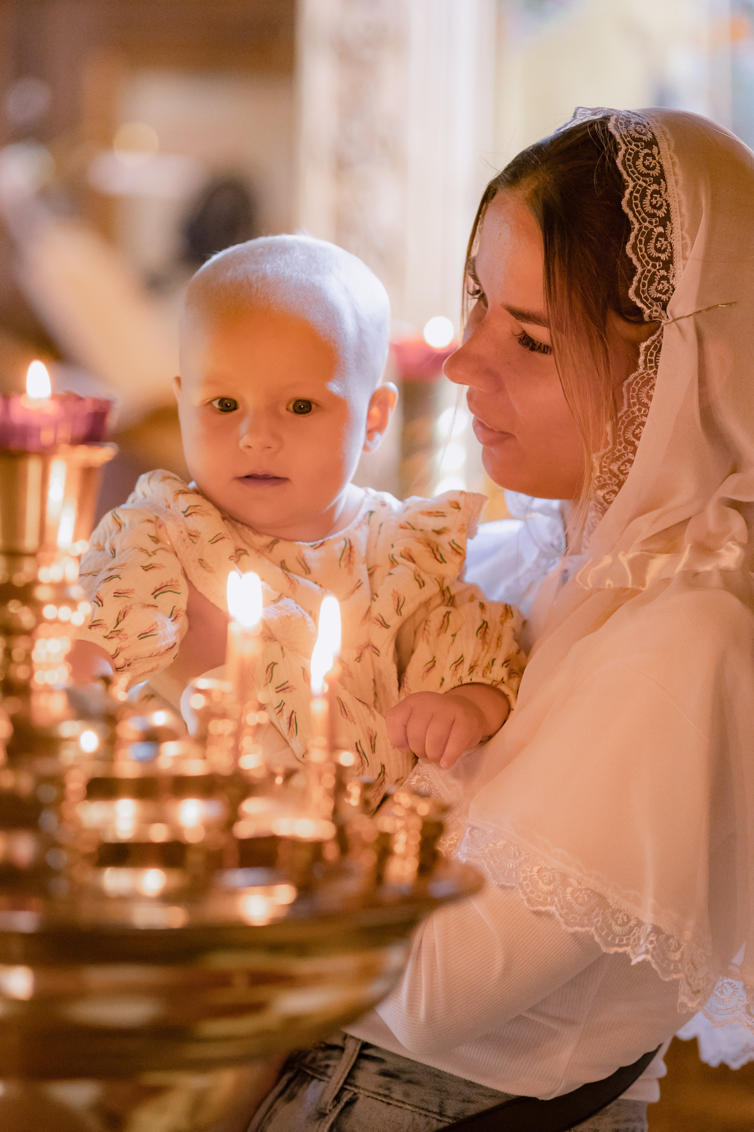 Крещение Миланы «Храм святителя Филарета». Детский и семейный фотограф Евгения Вахнеева Москва Зеленоград