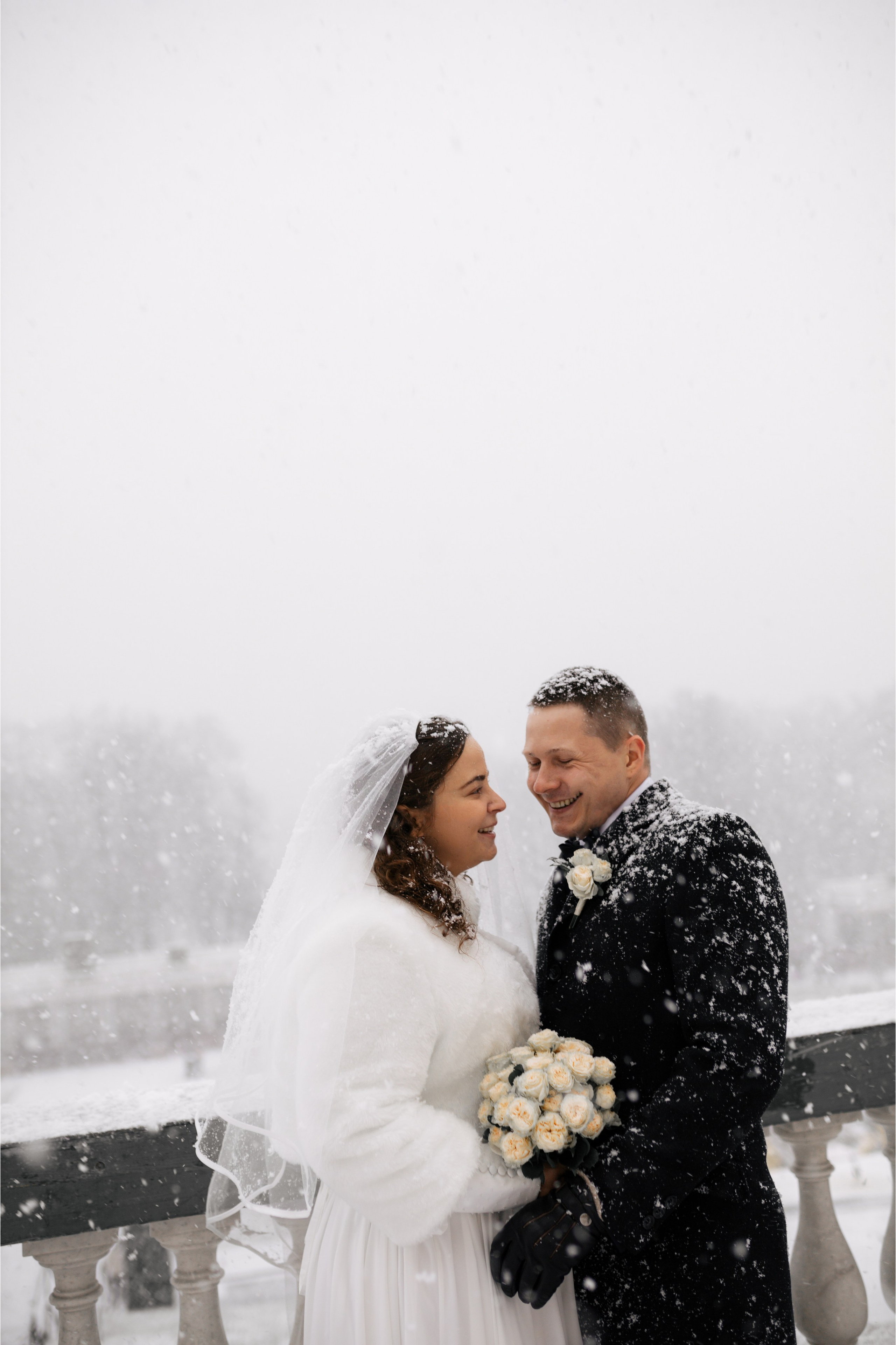 А снег идет!. Свадебный и женский фотограф в Санкт-Петербурге Муртеева Екатерина