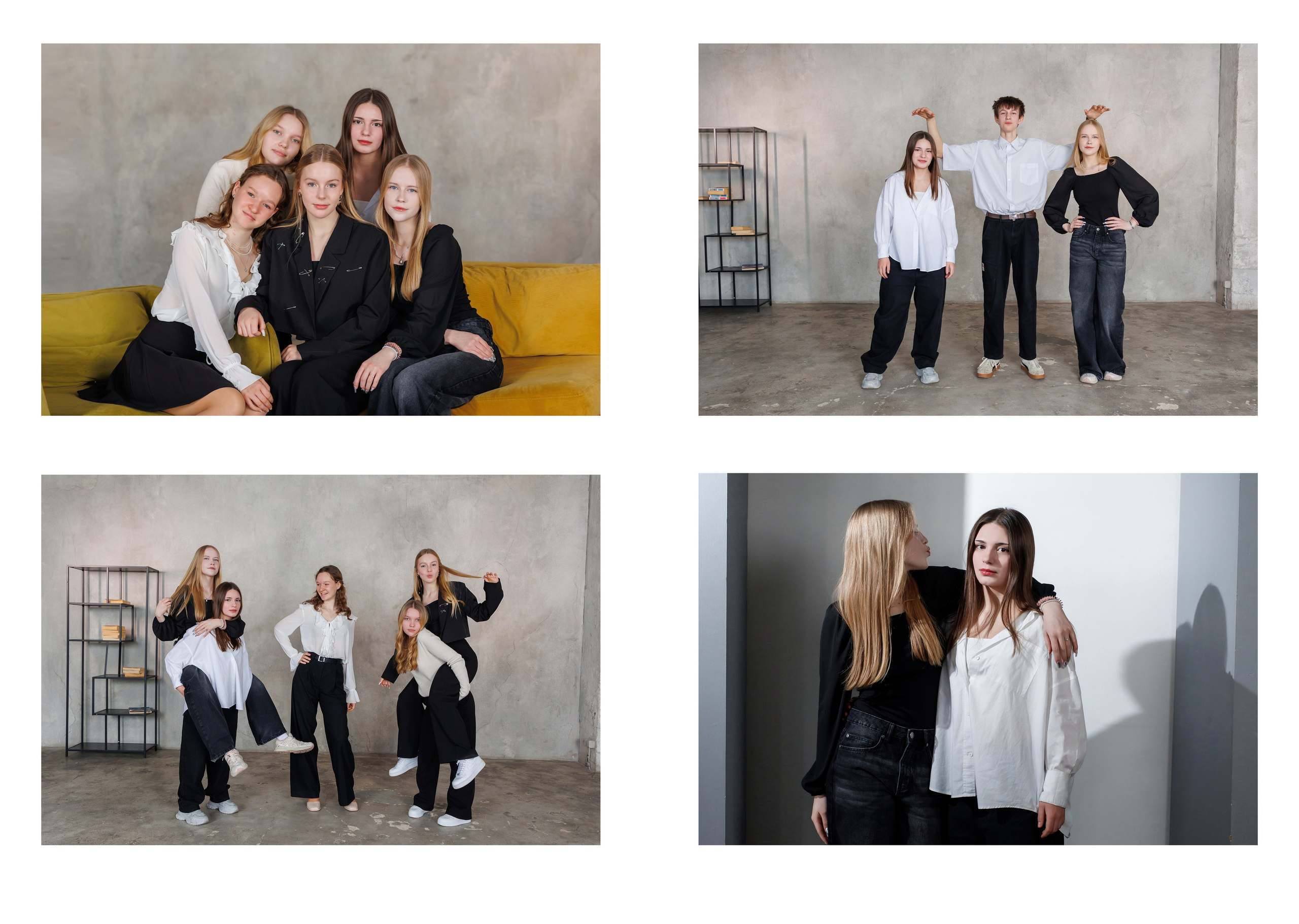 Вадя и Надя — индивидуальные фотоальбомы для детских садов и школ, полный цикл от съёмки до готового альбома