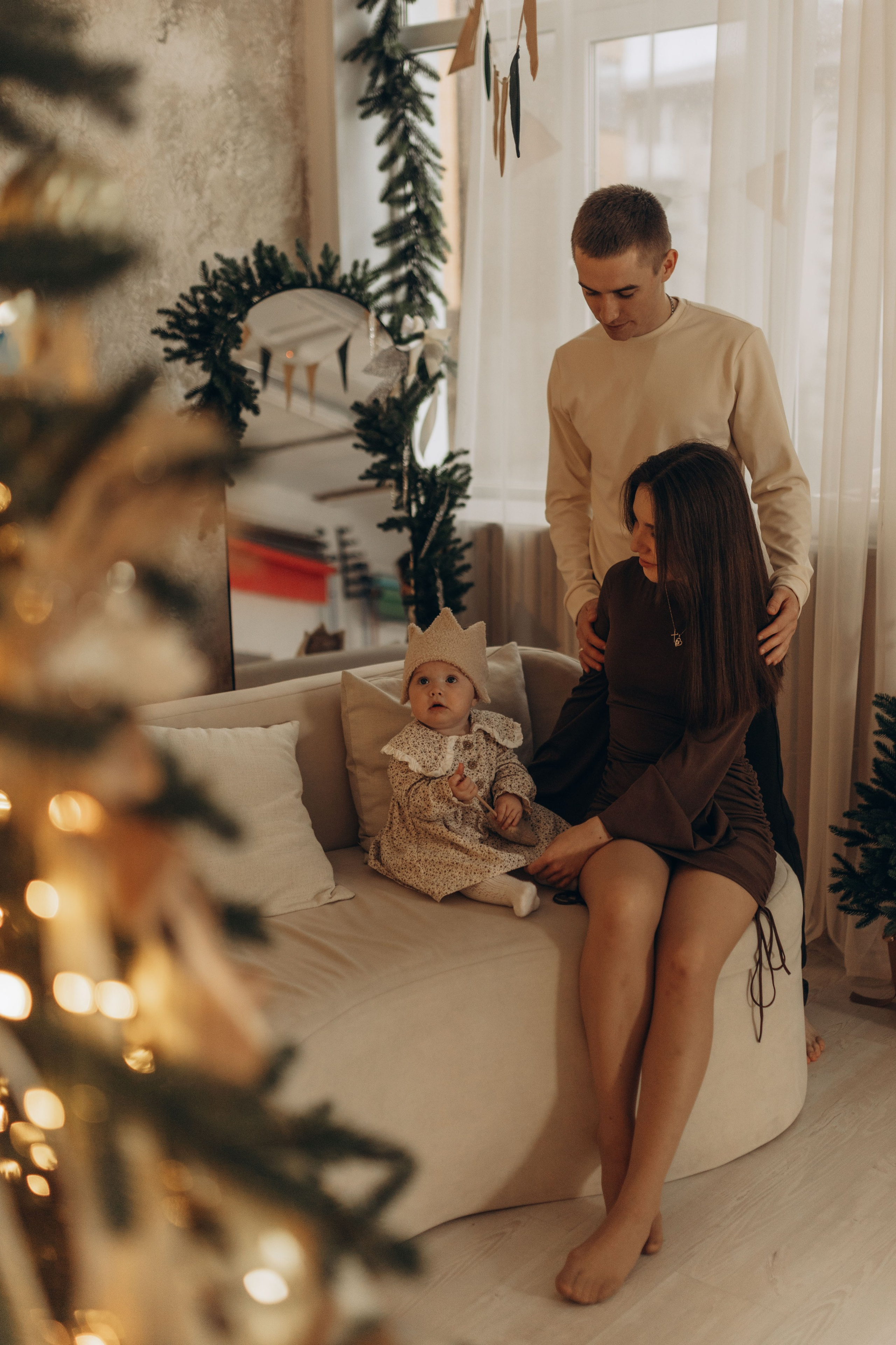 Новогодняя история Дмитрия, Полины и Анюты. Фотограф в Ставрополе Svetlana Matveeva