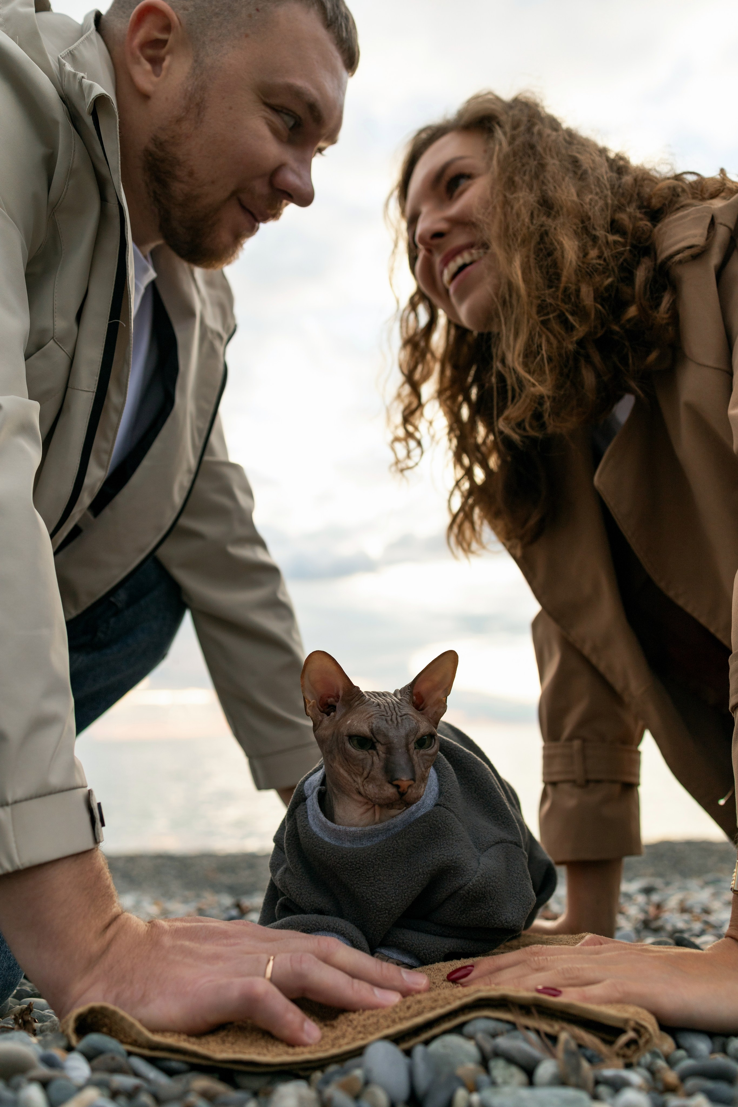 Пётр, Мария и кот Рич. Портретный фотограф и Love story в Сочи