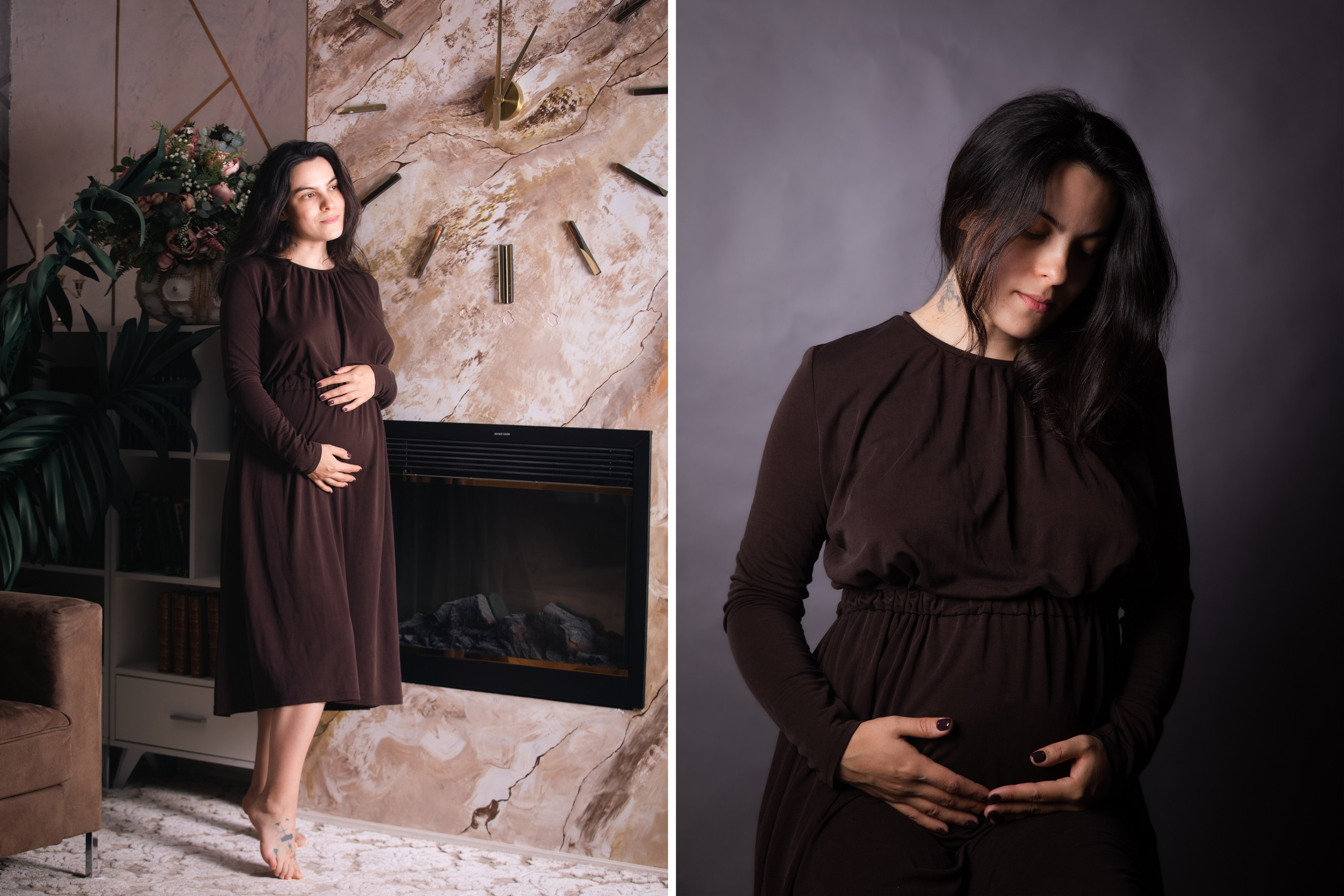 отосессия для беременных в интерьерной фотостудии «Fotogen» г. Краснодар -  «Буду мамой». Будущая мама. Фотография 1.